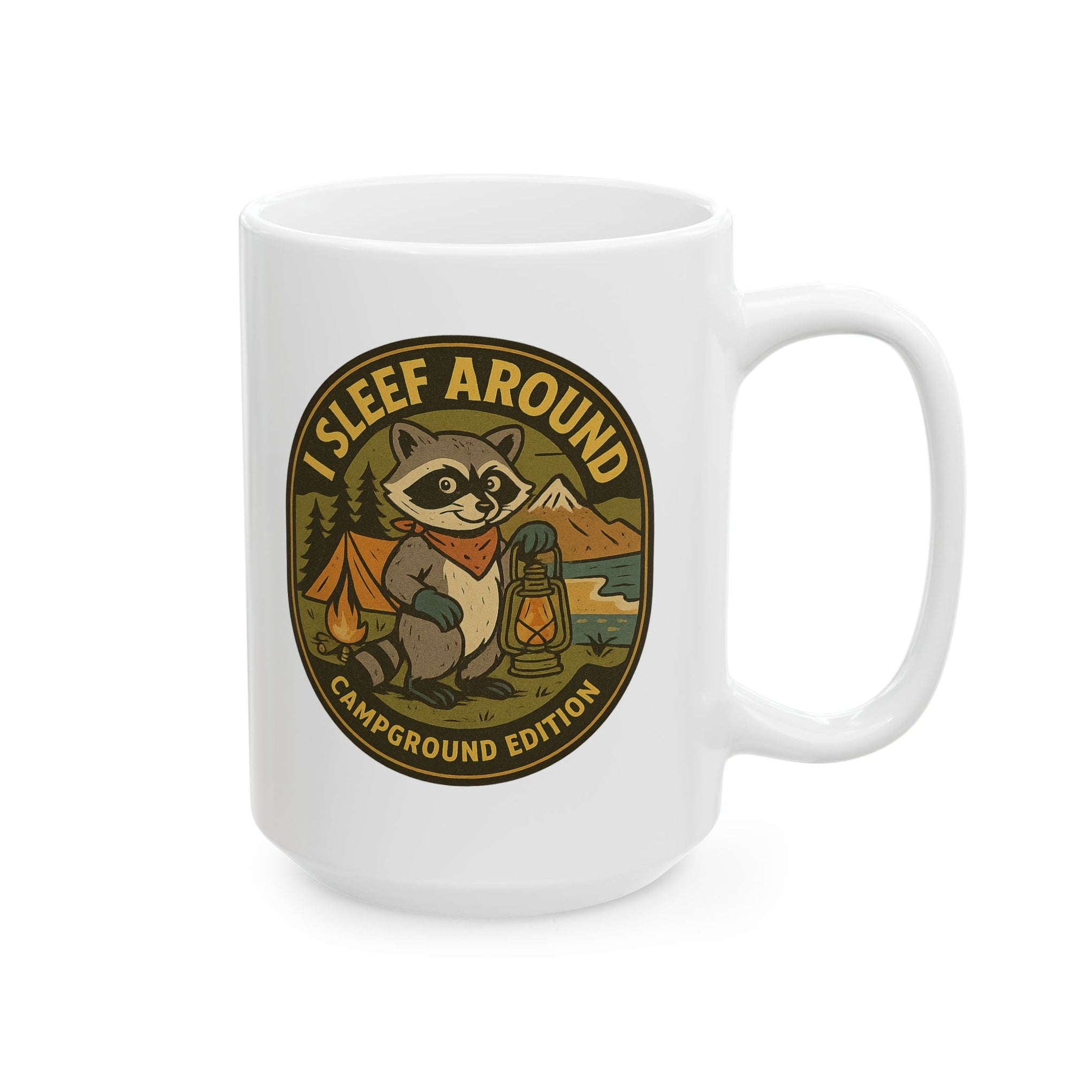 I Sleep Around Mug
