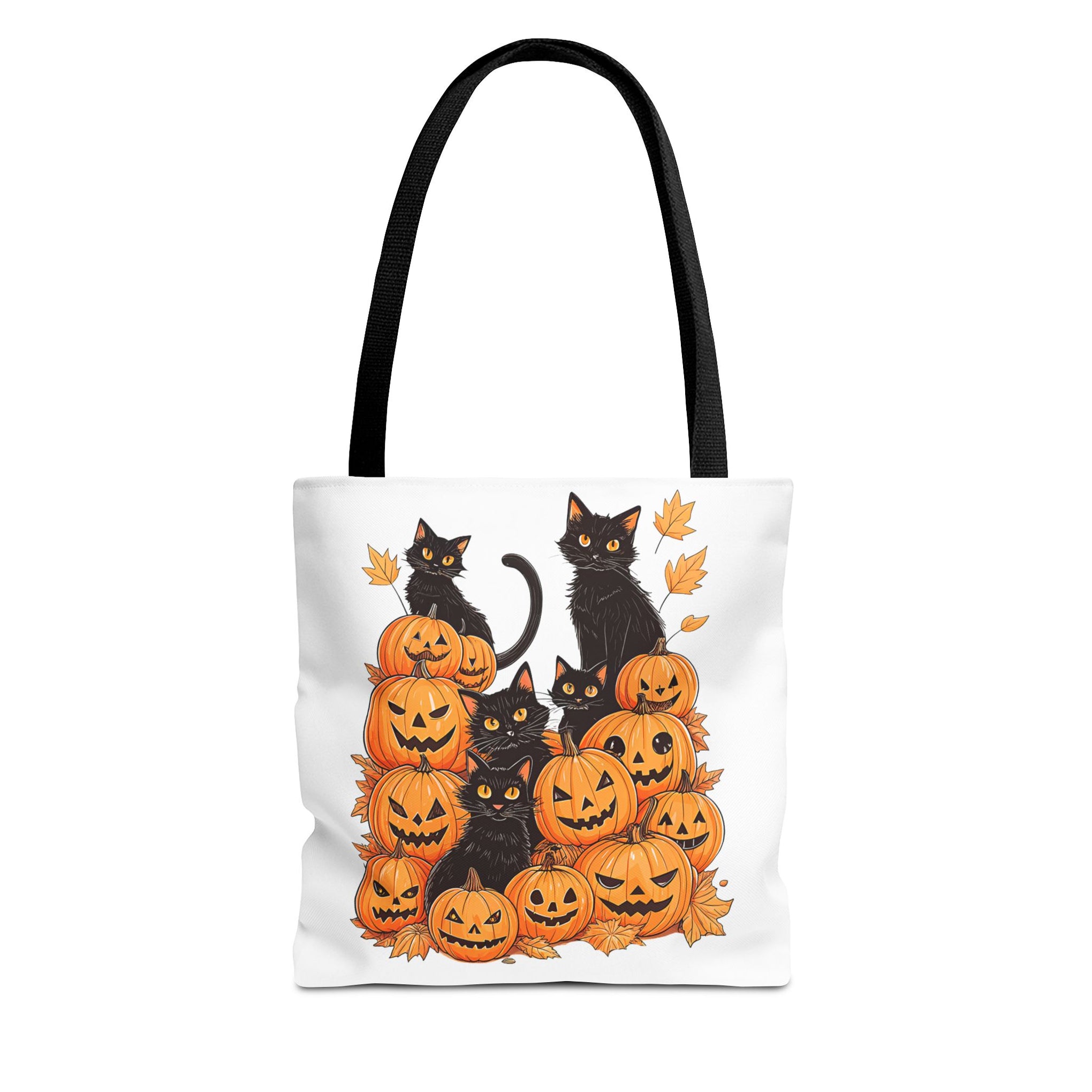 Halloween Black Cat Pumpkin Bag, Cute Halloween Must Halloween, Retro Halloween Bag
