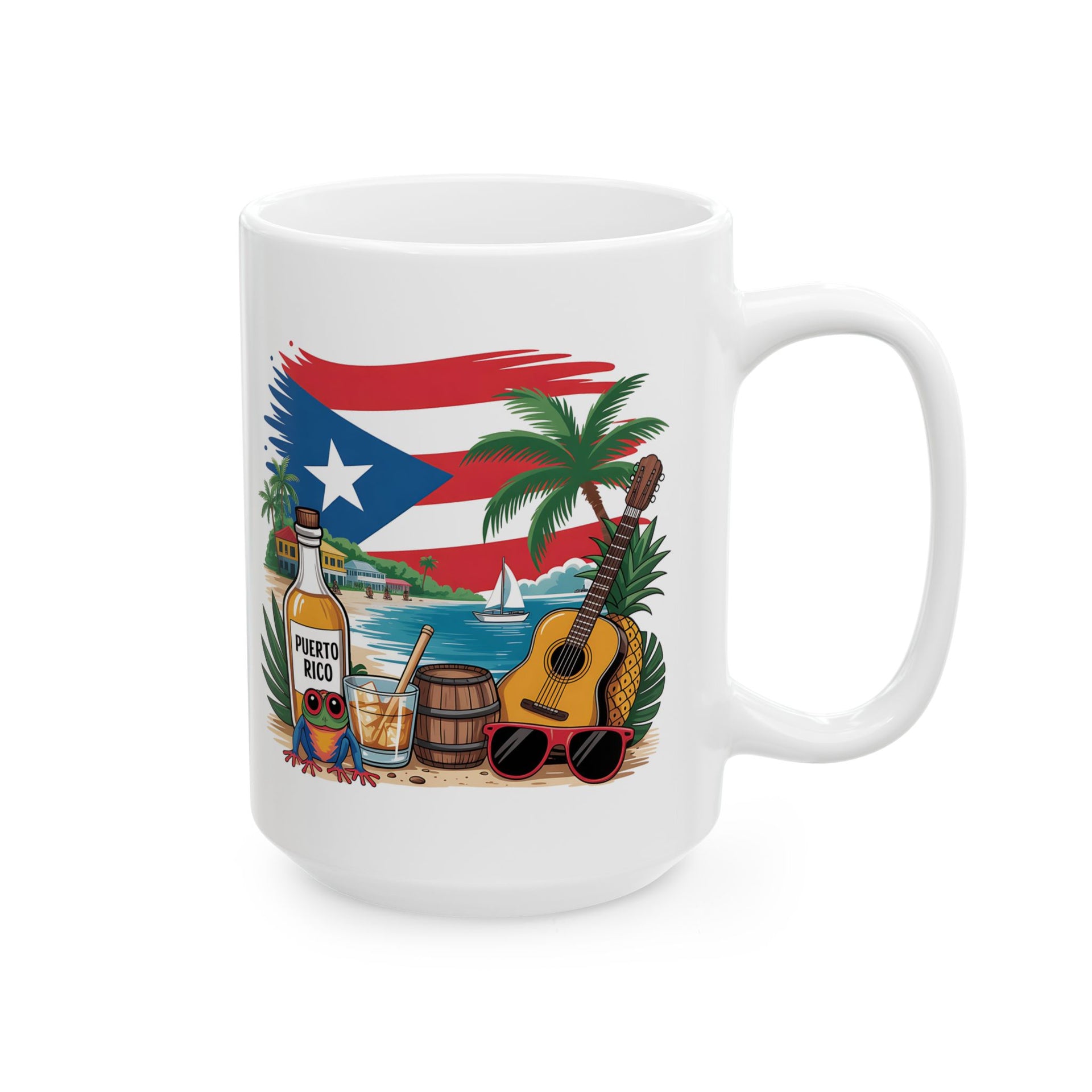 Puerto Rico, Boricua, coqui, Mug