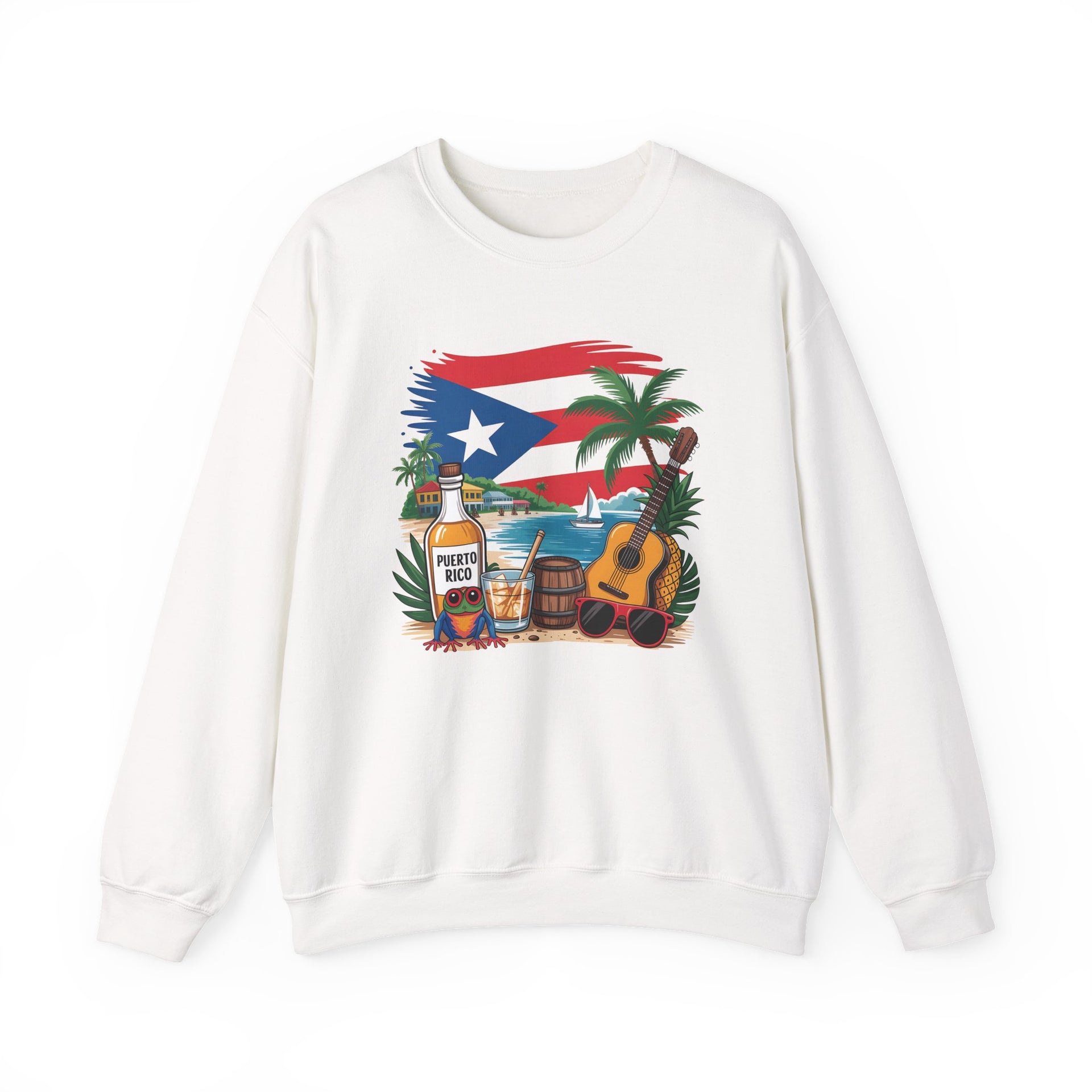 Boricua, Puerto Rico, Coqui Sweatshirt