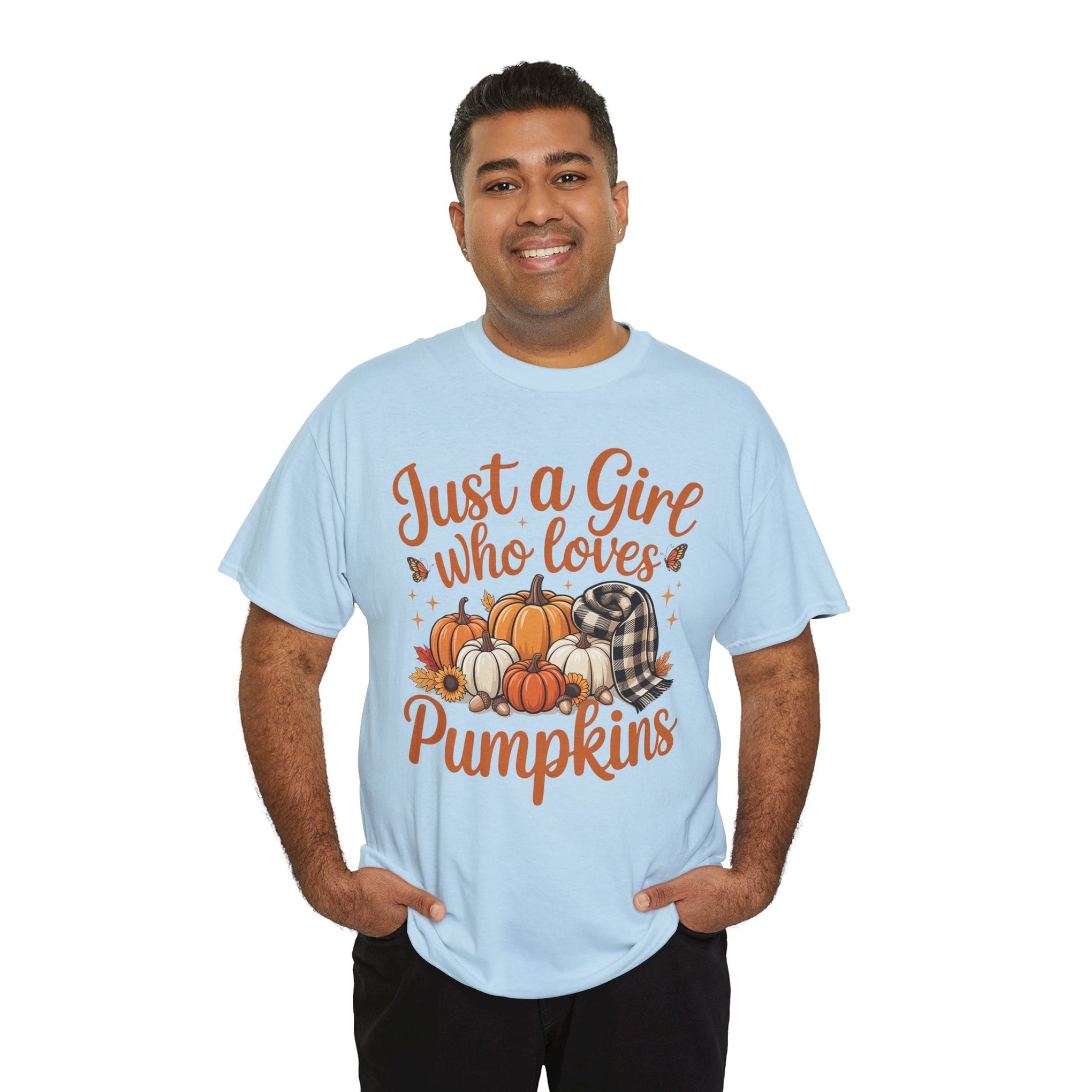 Just a Girl Who Loves Pumpkins, Fall  Shirt, Halloween, Halloween Shirt