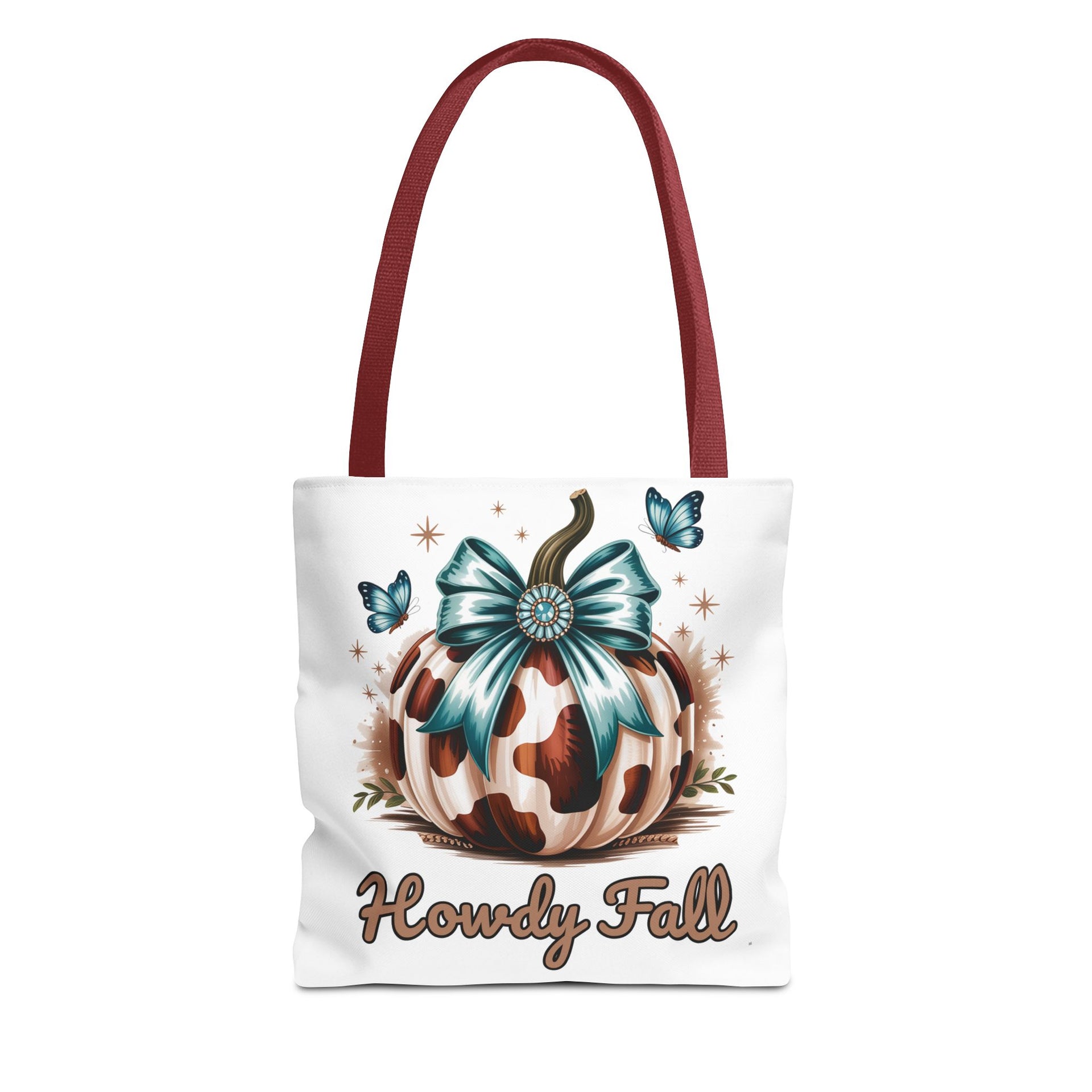 Howdy Fall Western Pumpkin Cowhide Bag