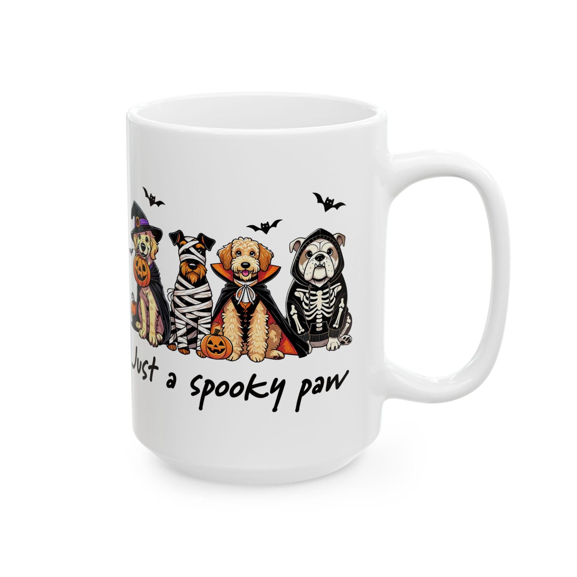 Halloween Dog Just a Spooky Paw Cup