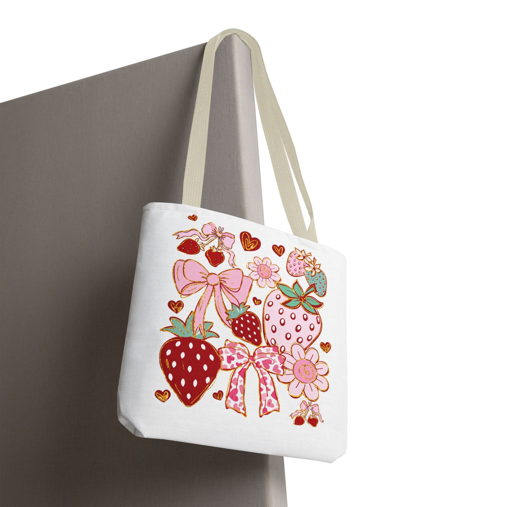 Boho Strawberry Coquette Bag