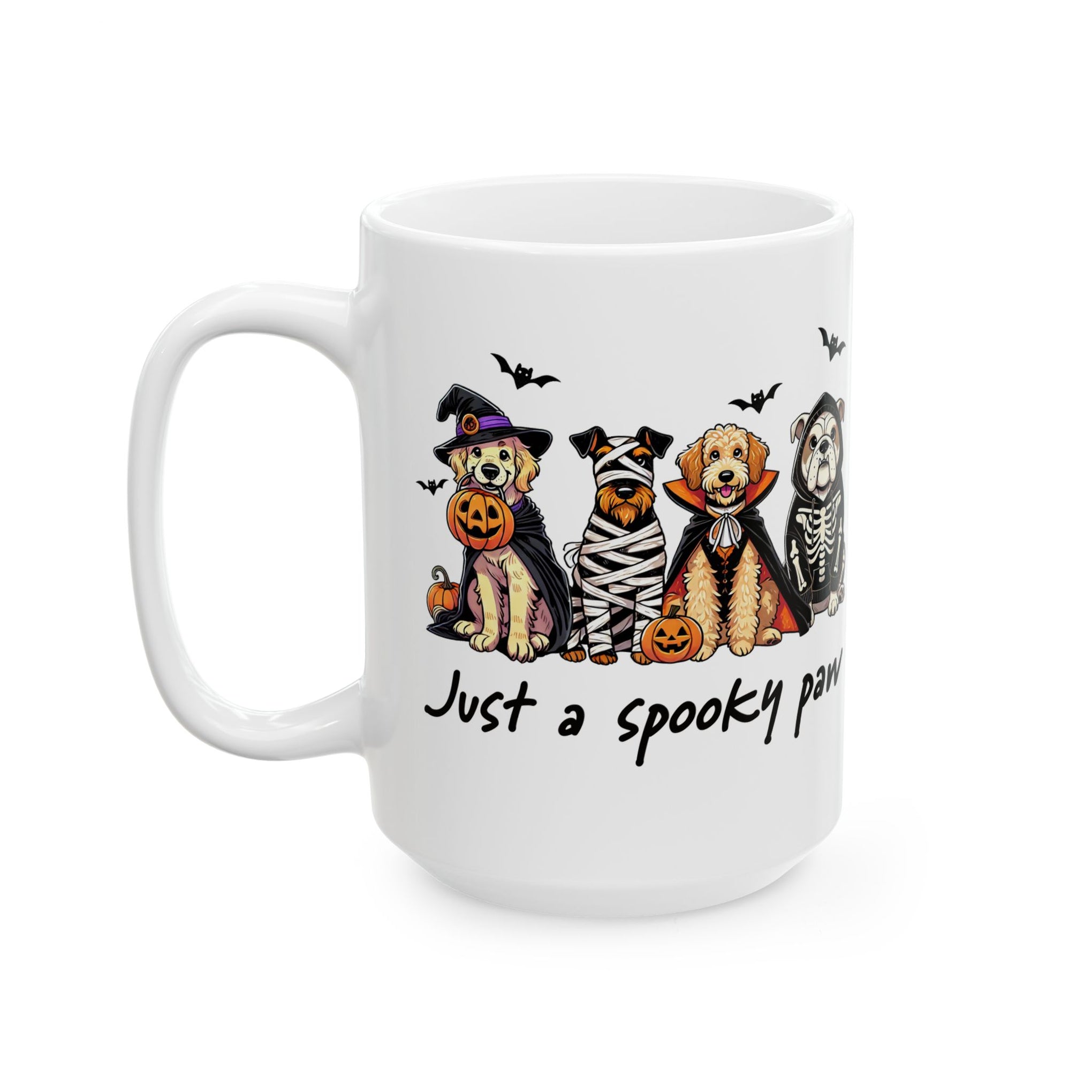 Halloween Dog Just a Spooky Paw Cup