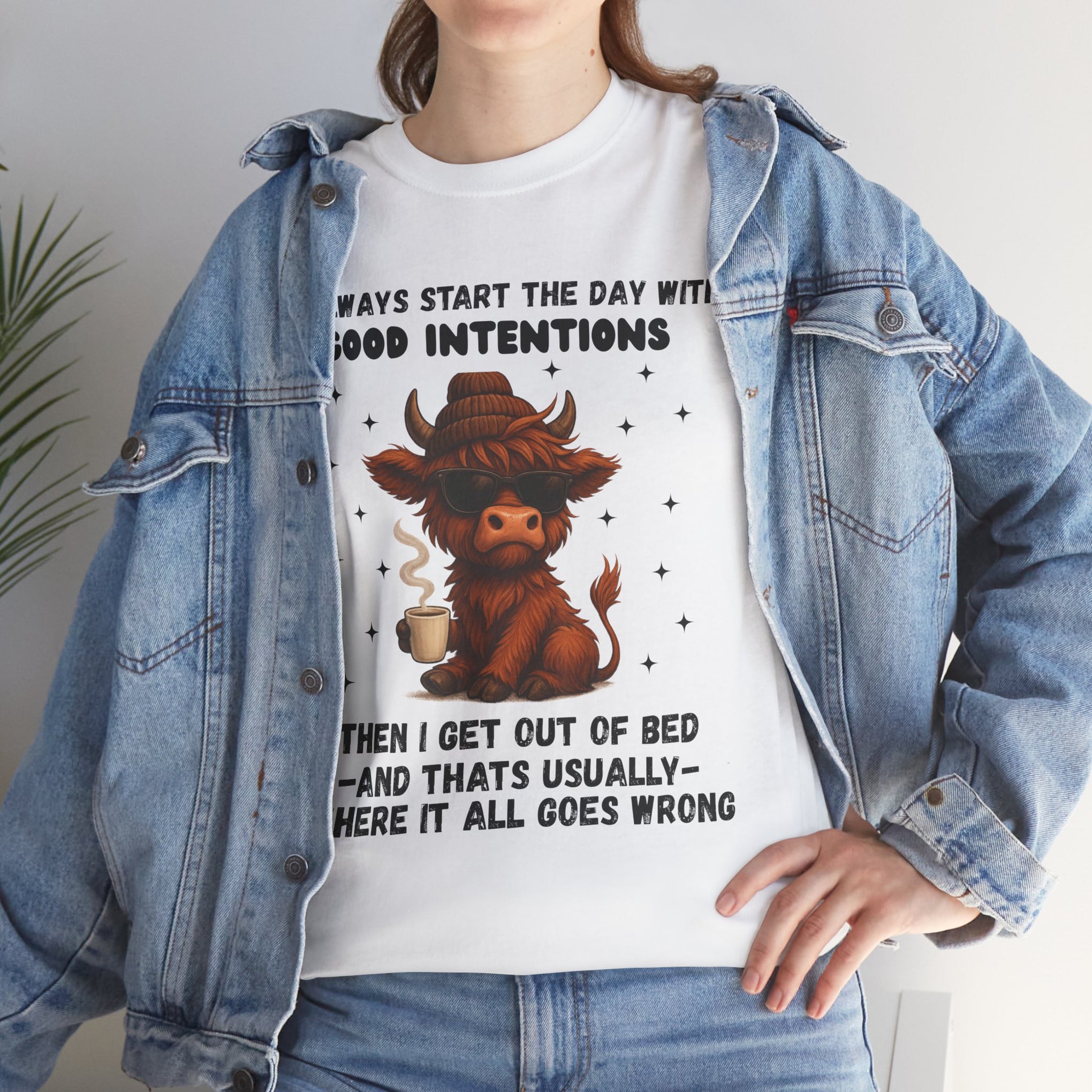 I always start the day with good intentions then I get out of bed and usually where it all goes wrong