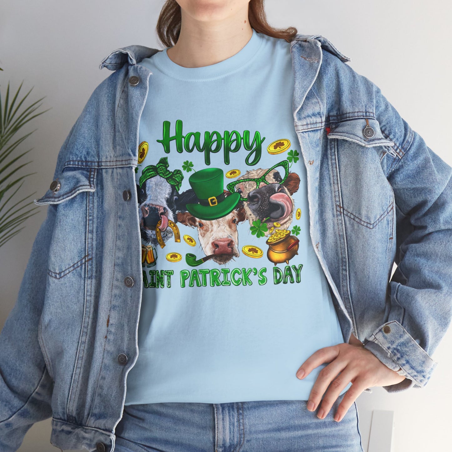 Happy St Patrick's Day Tee Shirt, Holiday Gift, Unisex Cotton Shirt, Movie Lovers Apparel, Cozy Family Tee