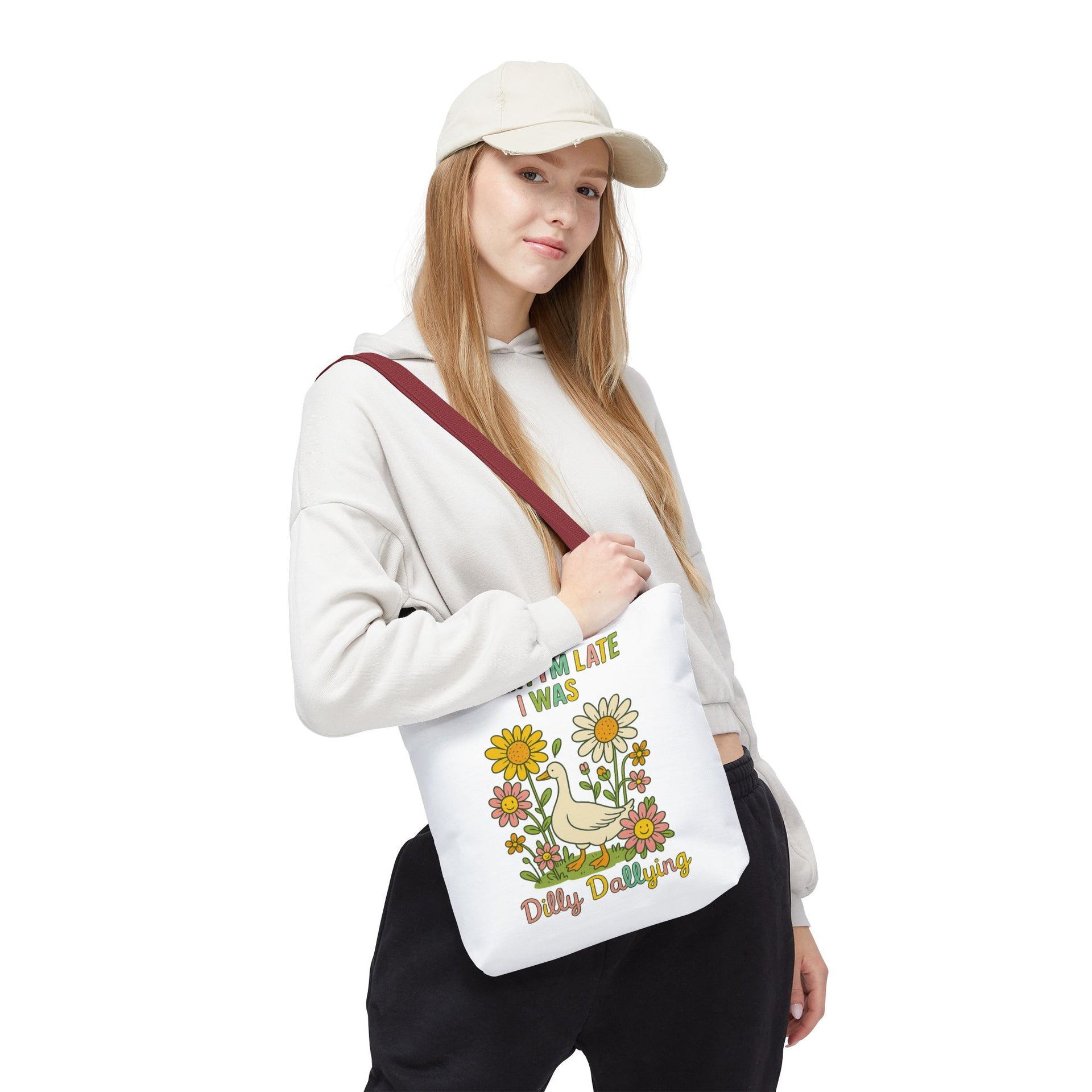 Sorry I'm Late I Was Dilly Dallying Summer Bag