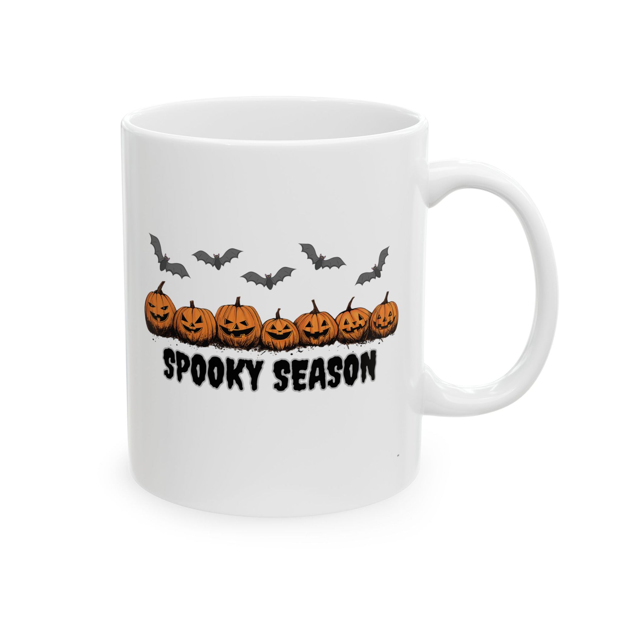 Spooky Season, Fall  Ceramic Mug (11oz, 15oz) - Halloween Cup