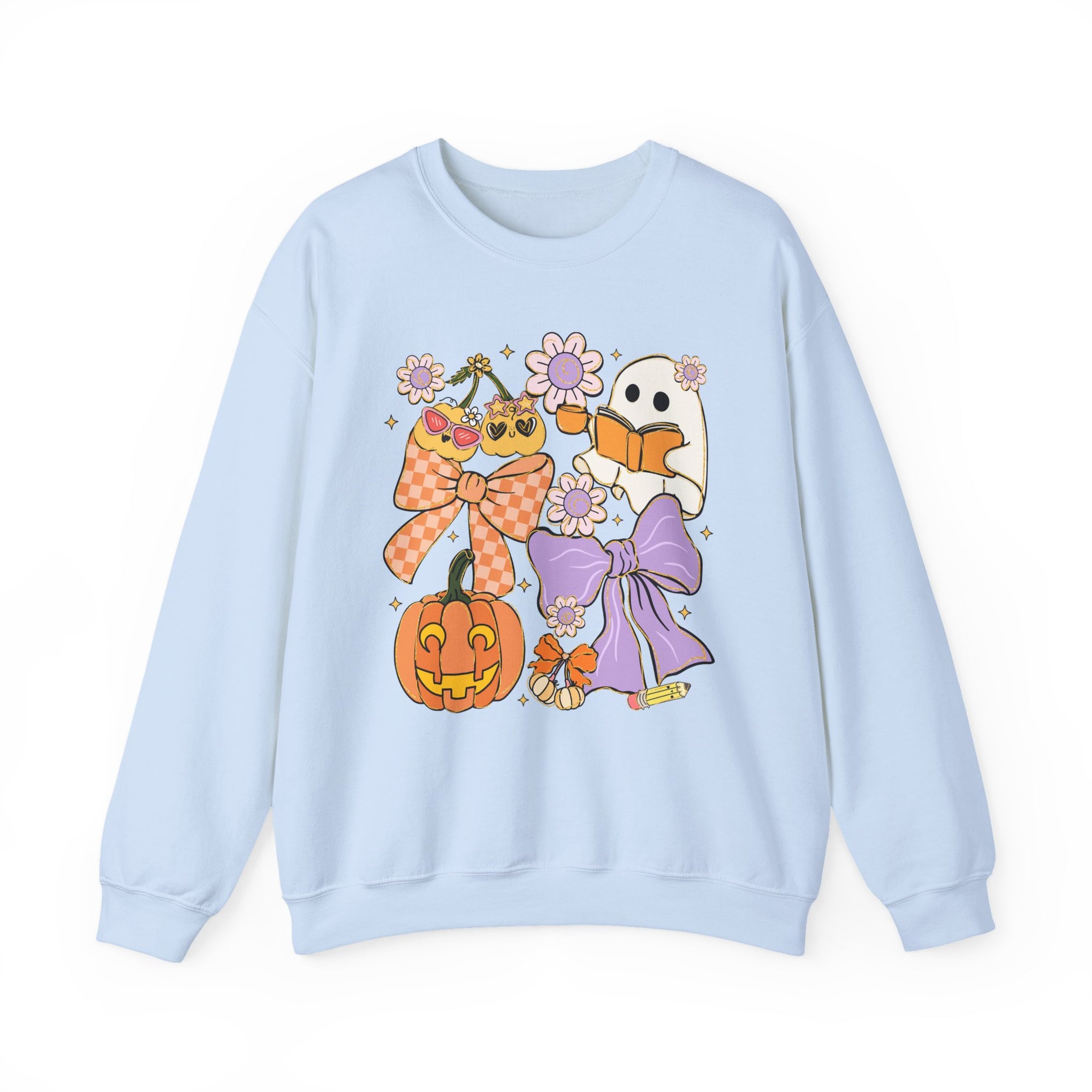 Spooky Teacher Halloween Coquette Sweatshirt - Vintage Style Fall Season Sweatshirt