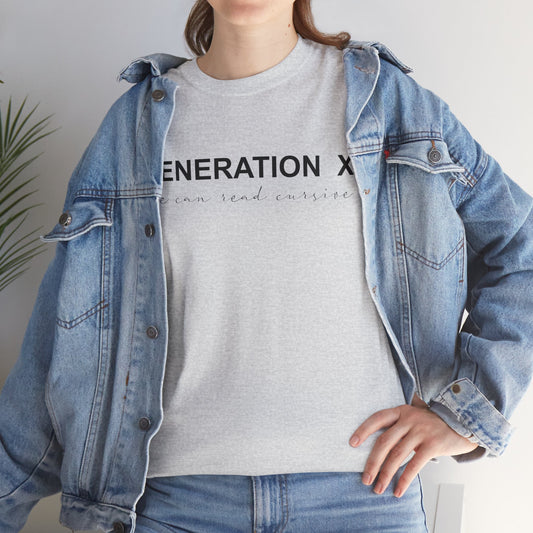 Generation X We Can Read Cursive