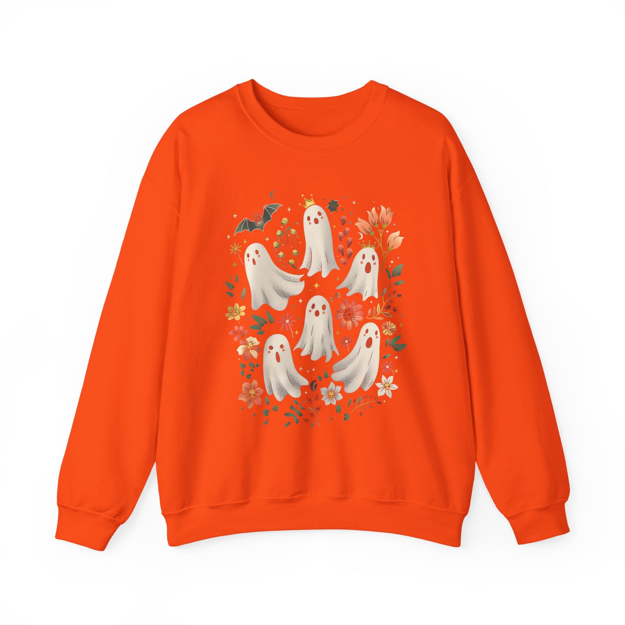 Ghost Spooky Season Pumpkin Halloween Sweatshirt, Halloween Sweatshirt