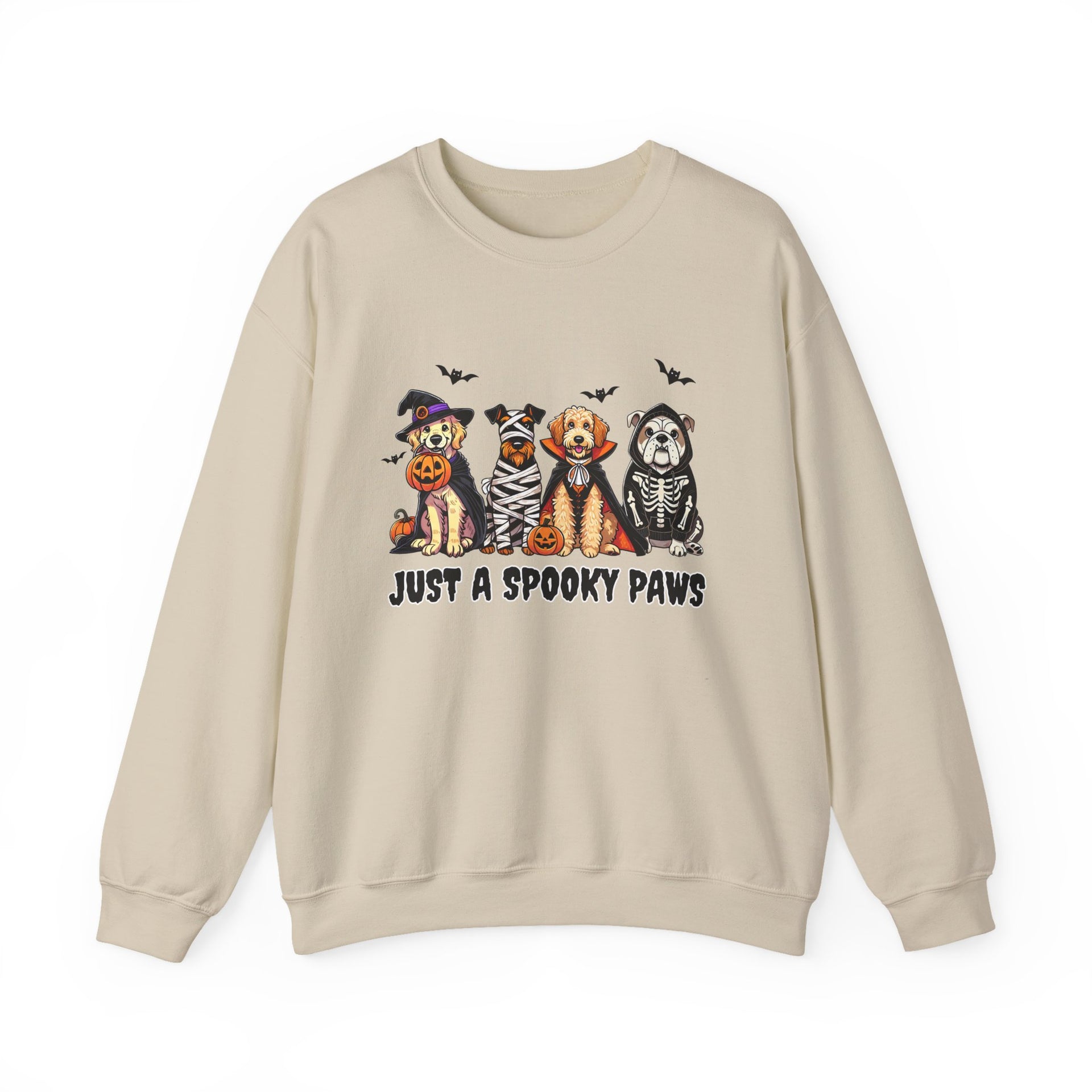 Just a Spooky Paw | Funny Halloween Dog Sweatshirt, Halloween Sweatshirt