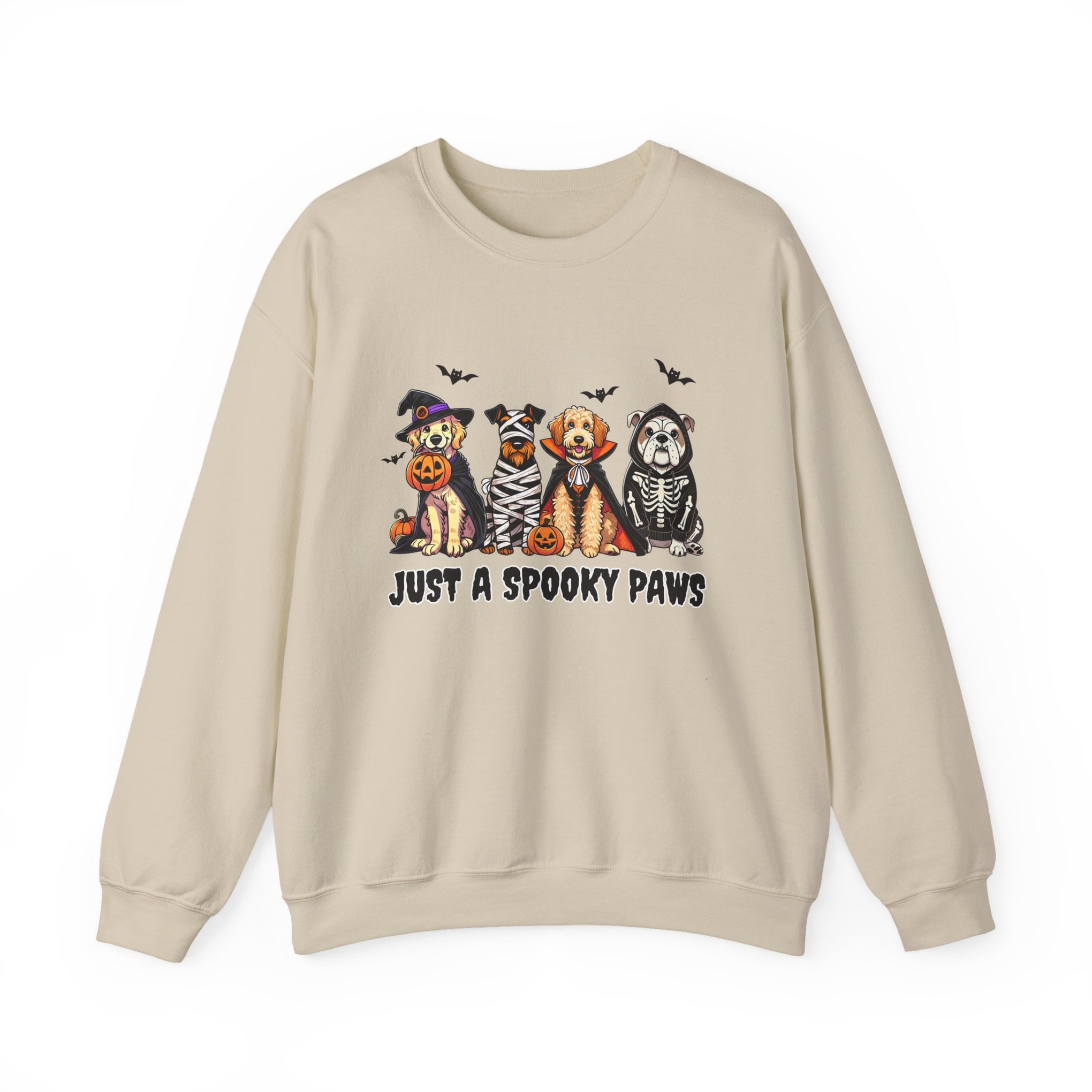 Just a Spooky Paw | Funny Halloween Dog Sweatshirt, Halloween Sweatshirt