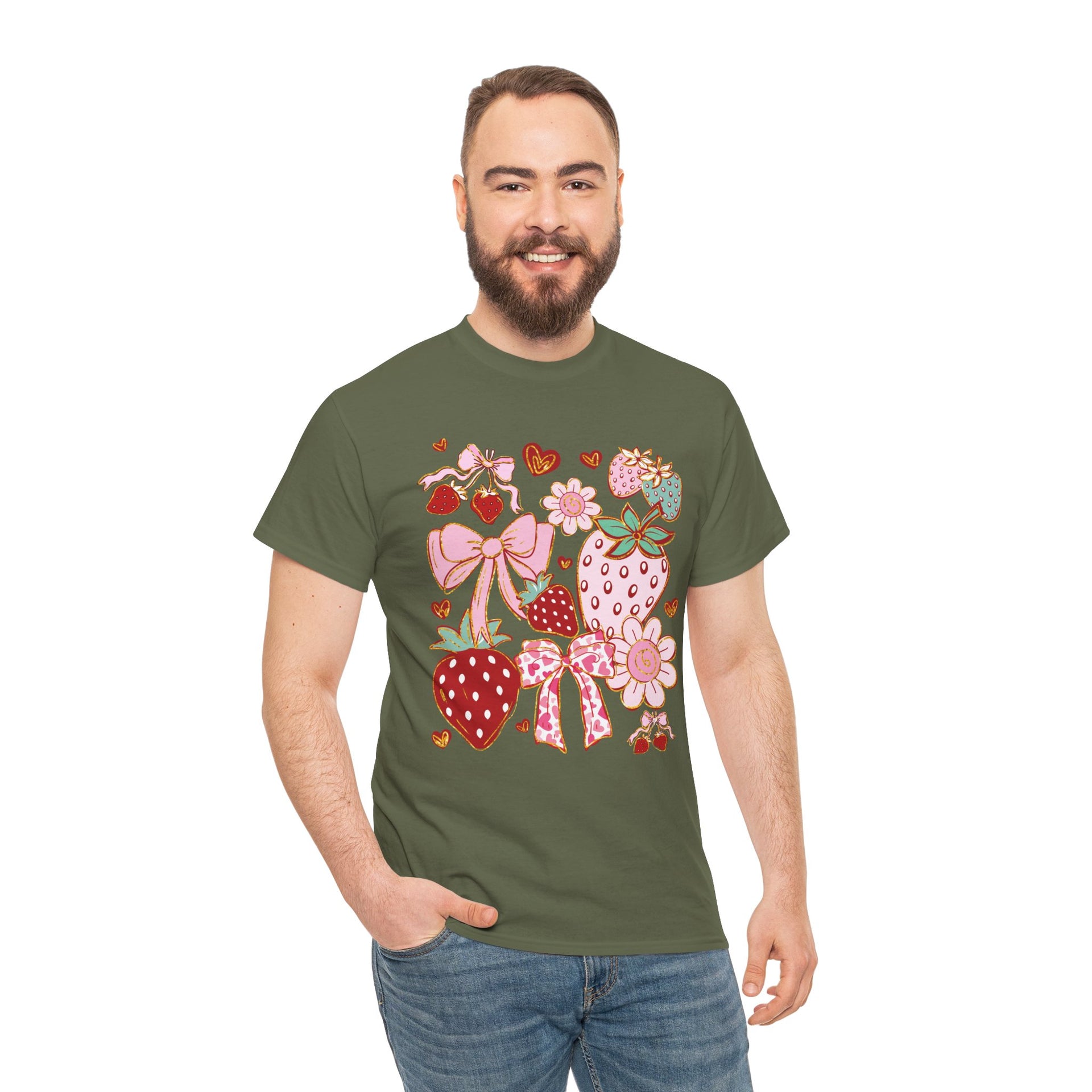 Boho Strawberry Coquette t-shirt