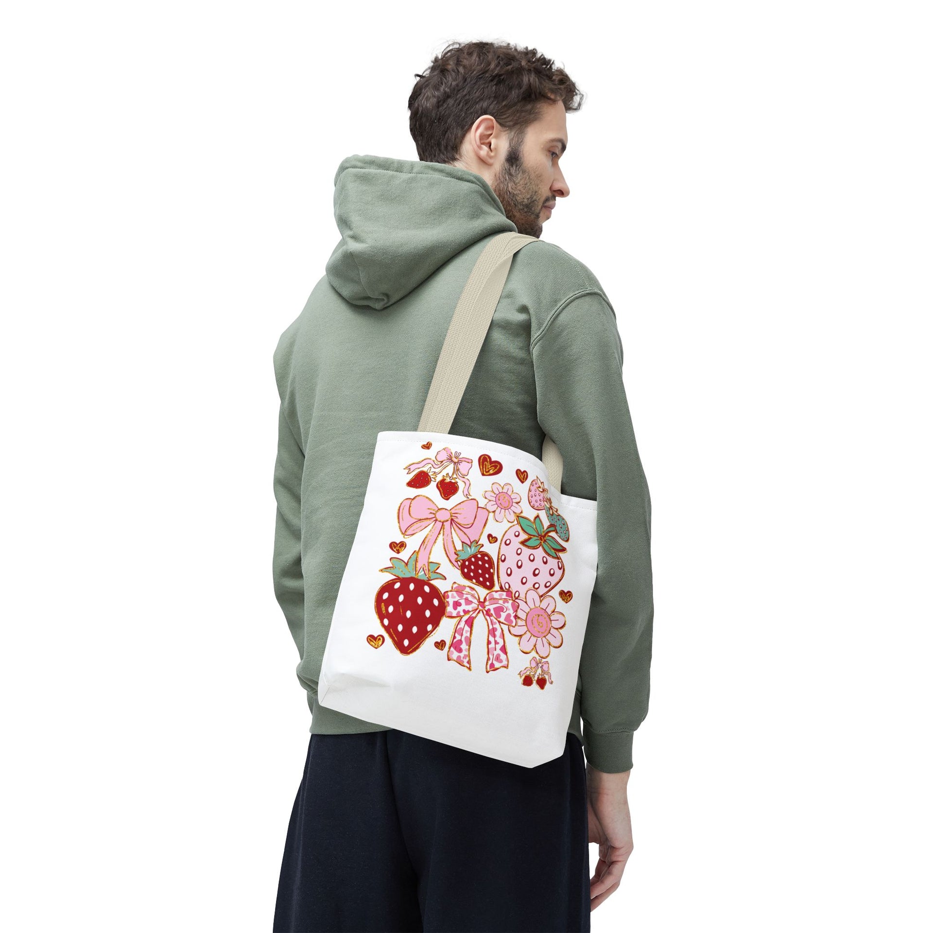 Boho Strawberry Coquette Bag