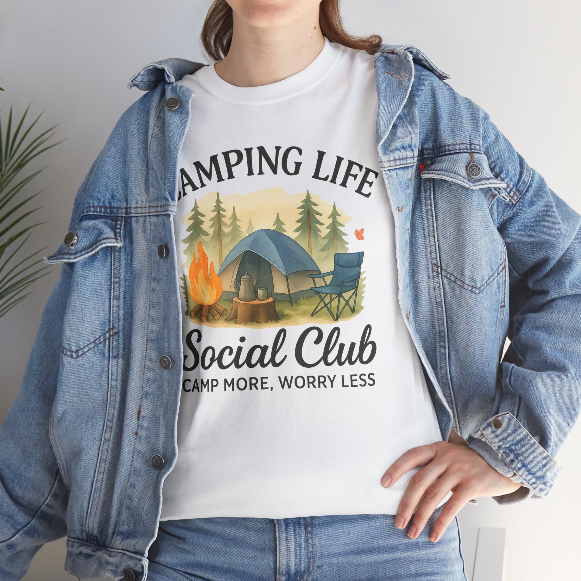 Camping Life Social Club Camp More Worry Less