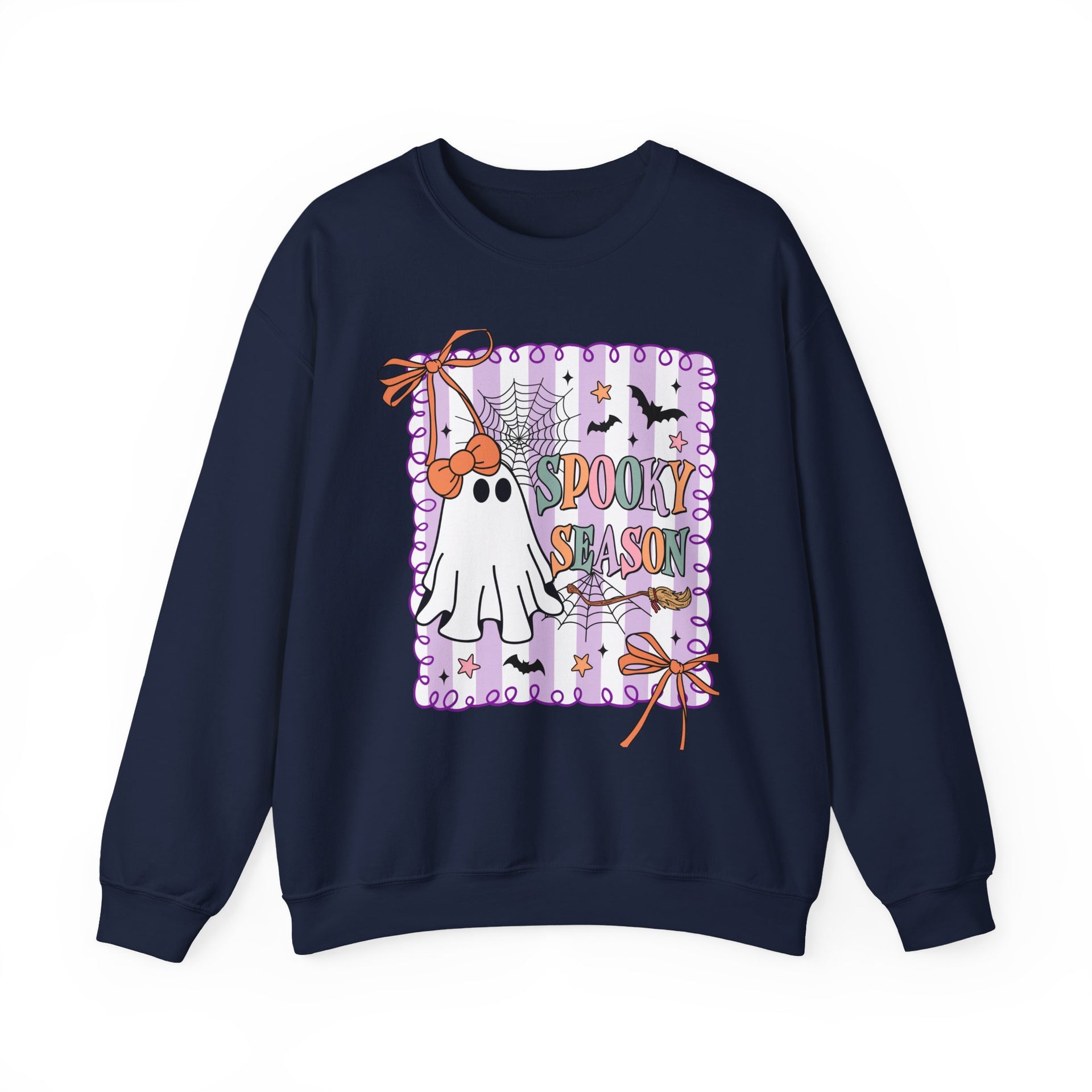 Spooky Season, Coquette Ghost Shirt Sweatshirt, Halloween Sweatshirt