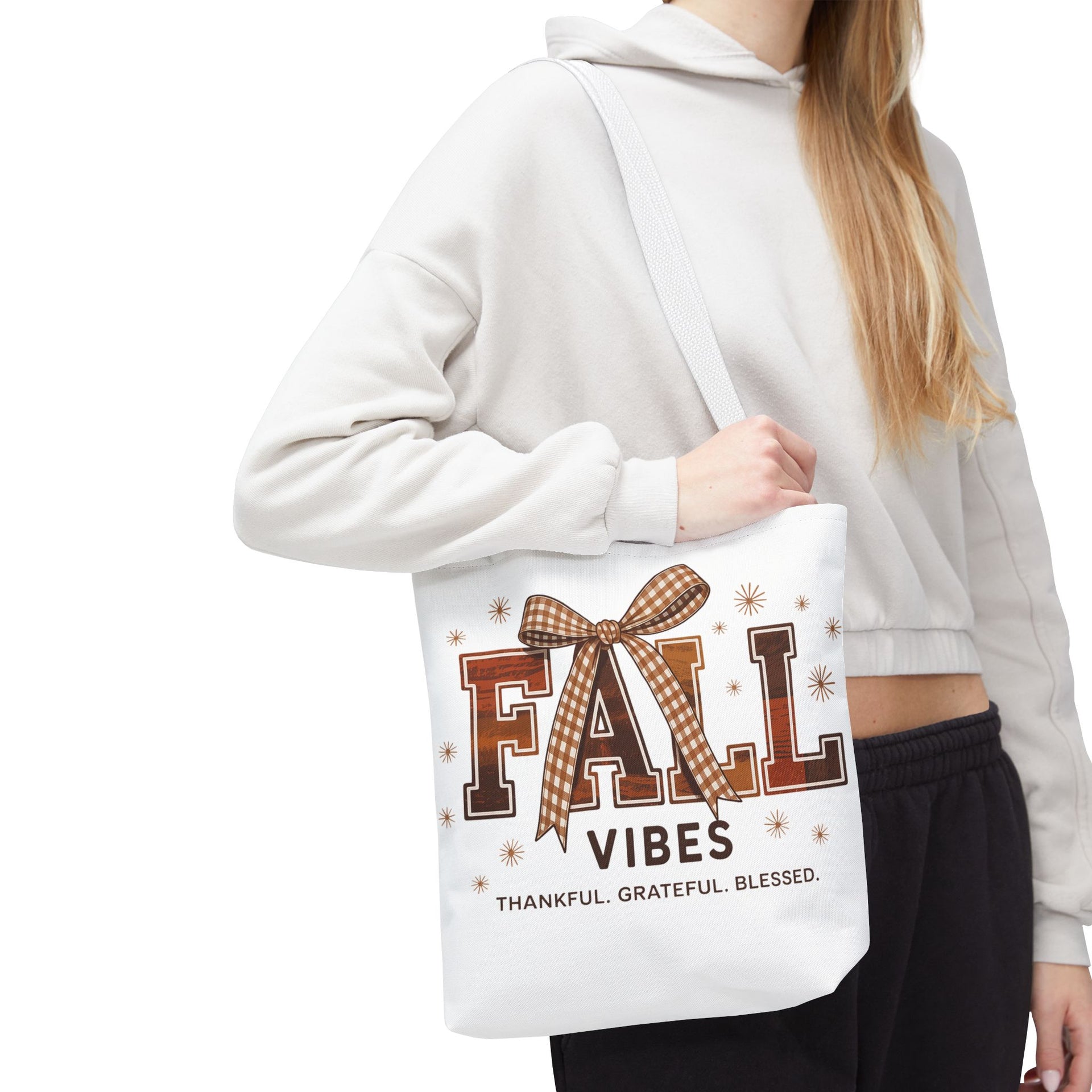 Fall Vibes, Thankful - Grateful - Blessed, Fall Bag, Halloween Shirt, Halloween Bag, Cute Halloween Must Halloween, Retro Halloween Bag