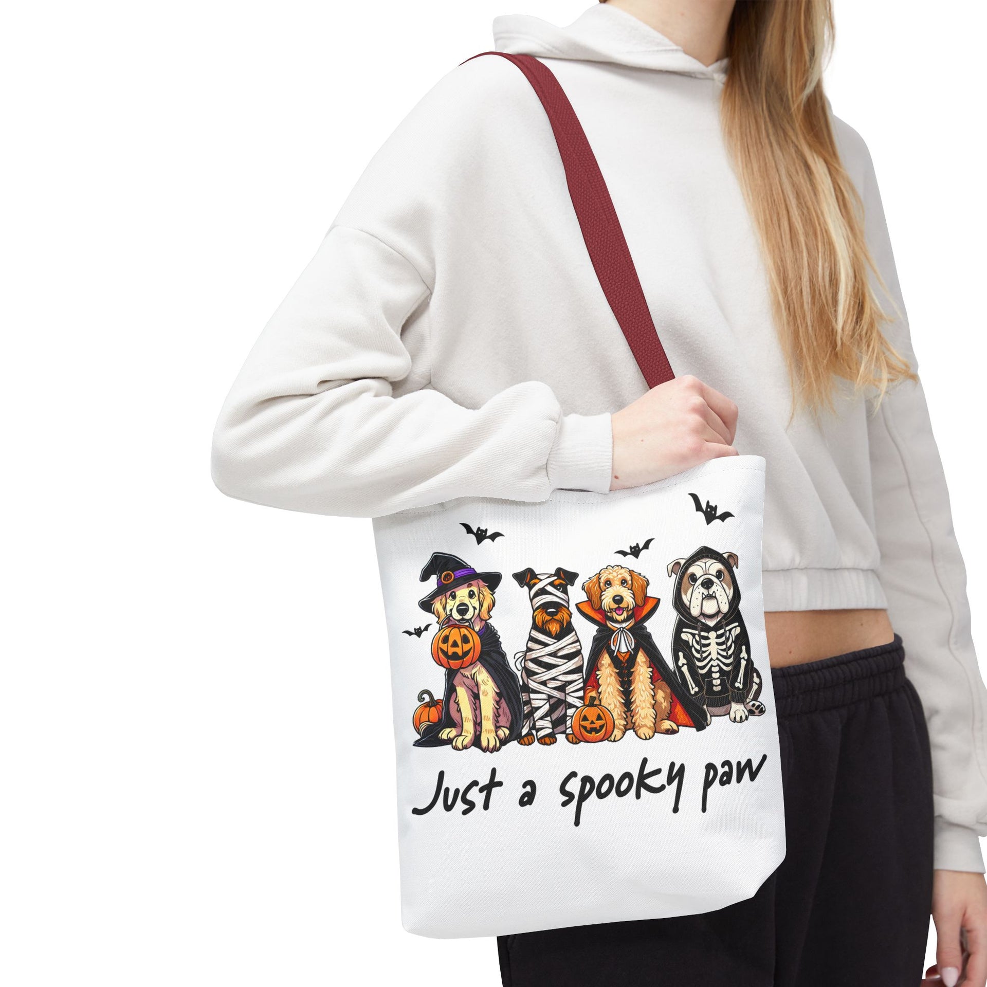 Halloween Dog Just a Spooky Paw Bag