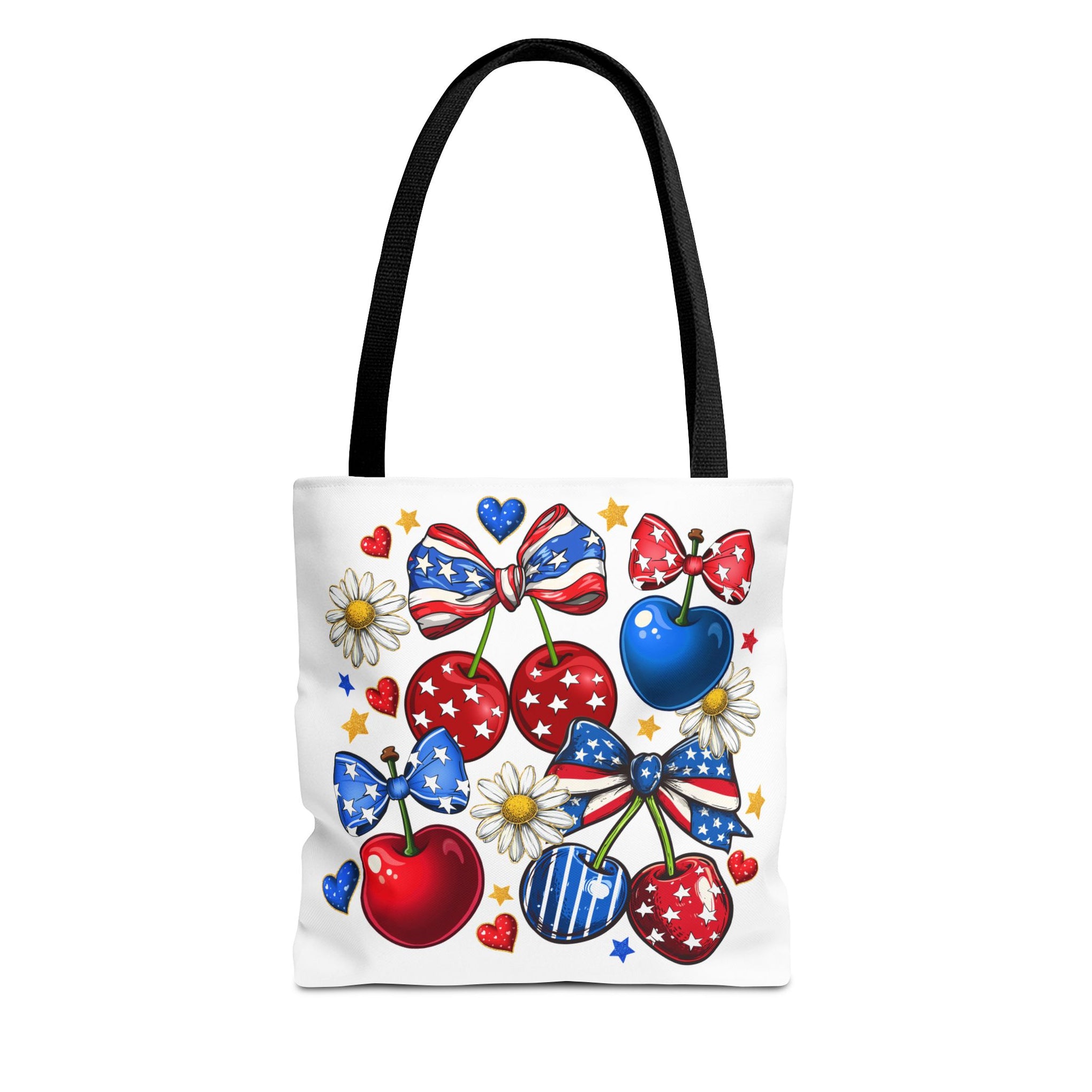 Patriotic Cherry Png, 4th of July Bag