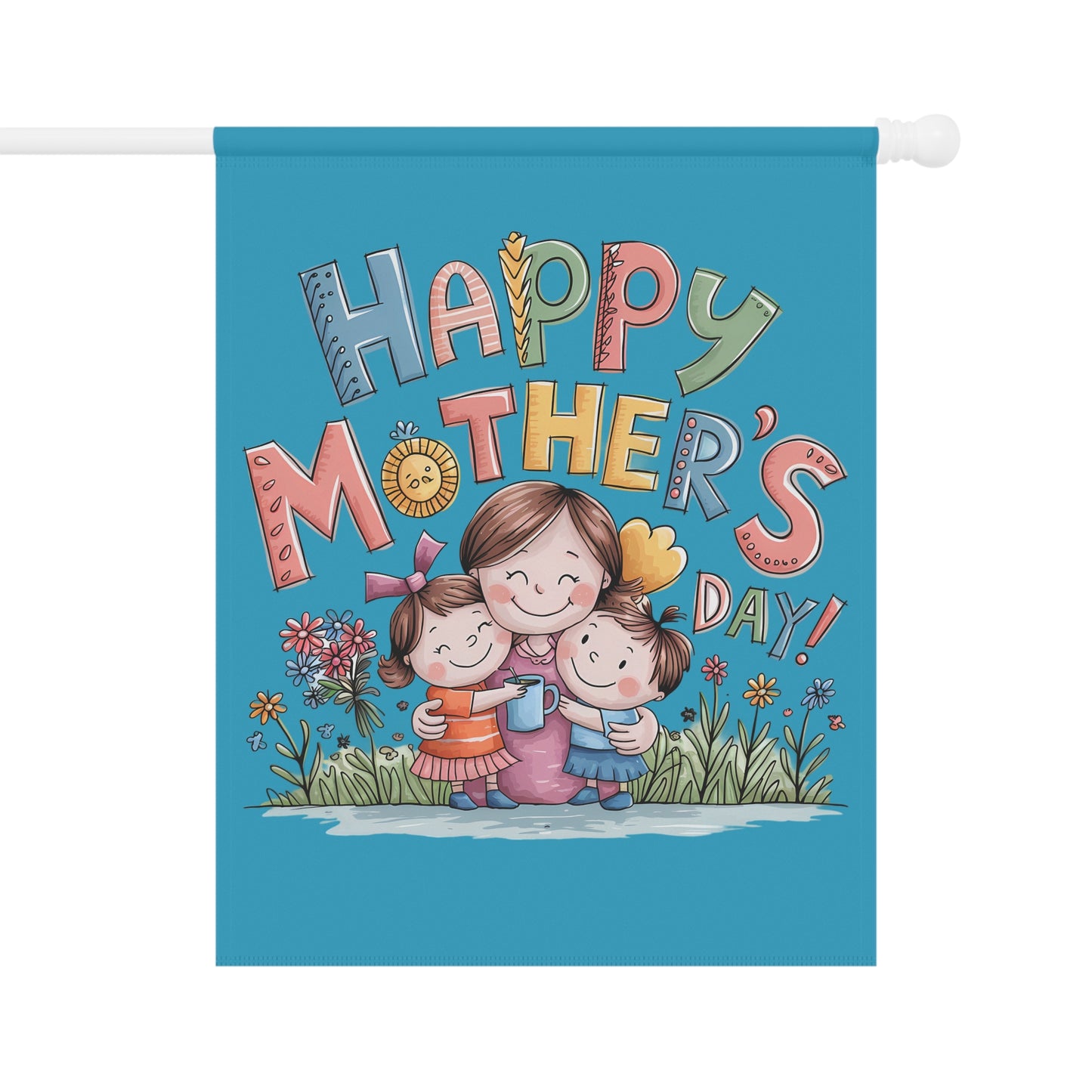 Happy Mother's Day...Whimsical Garden Banner, Playful Outdoor Sign, Dragon Decoration, Unique Yard Art, Sarcastic Home Décor, Garden Humor
