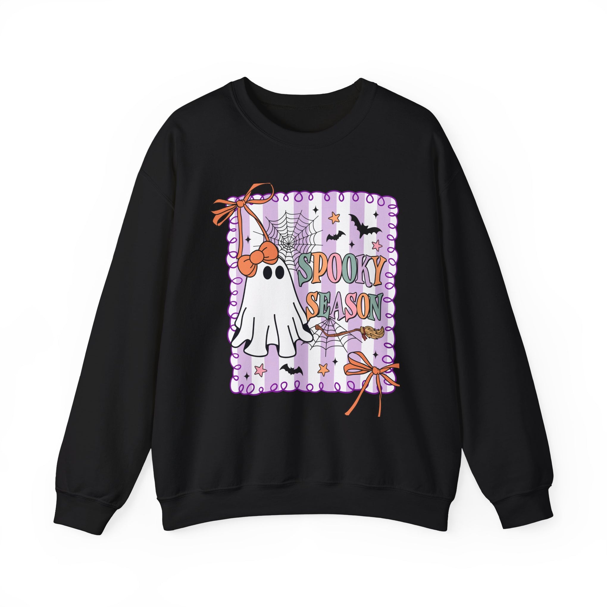 Spooky Season, Coquette Ghost Shirt Sweatshirt, Halloween Sweatshirt