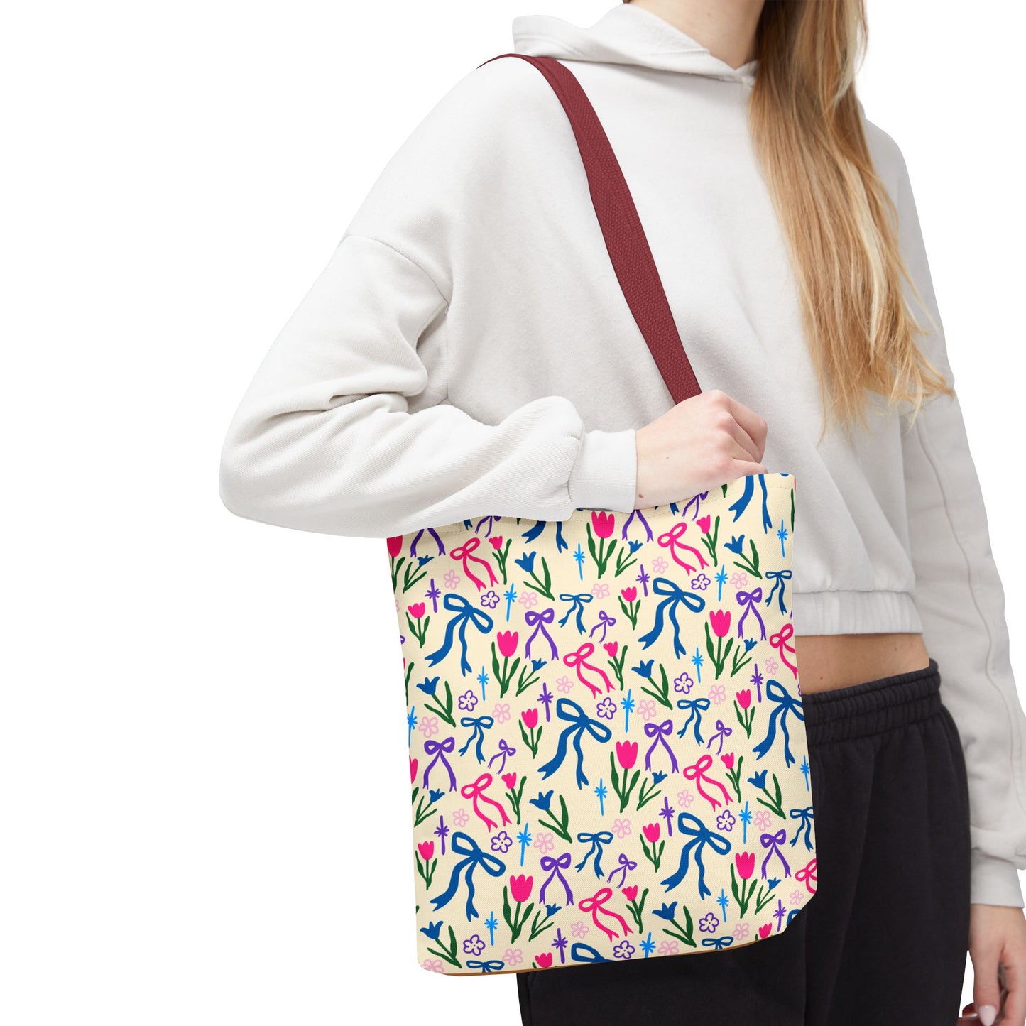Coquette Bow Pattern Bag