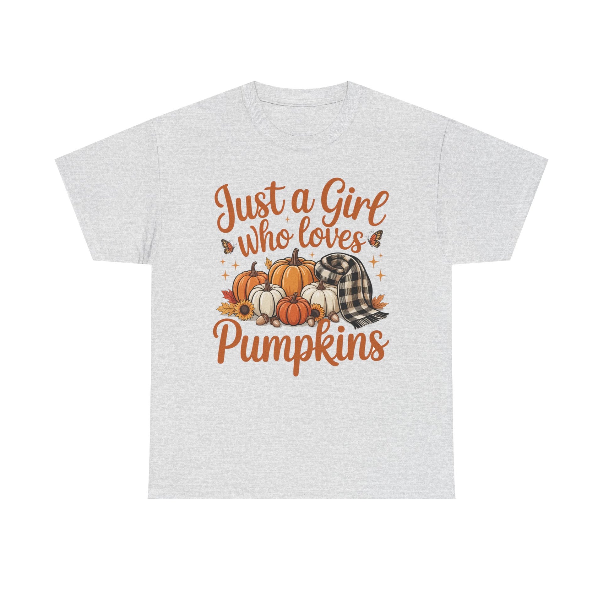 Just a Girl Who Loves Pumpkins, Fall  Shirt, Halloween, Halloween Shirt