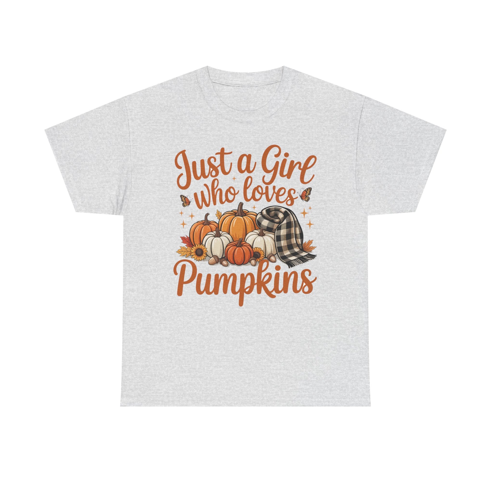 Just a Girl Who Loves Pumpkins, Fall  Shirt, Halloween, Halloween Shirt