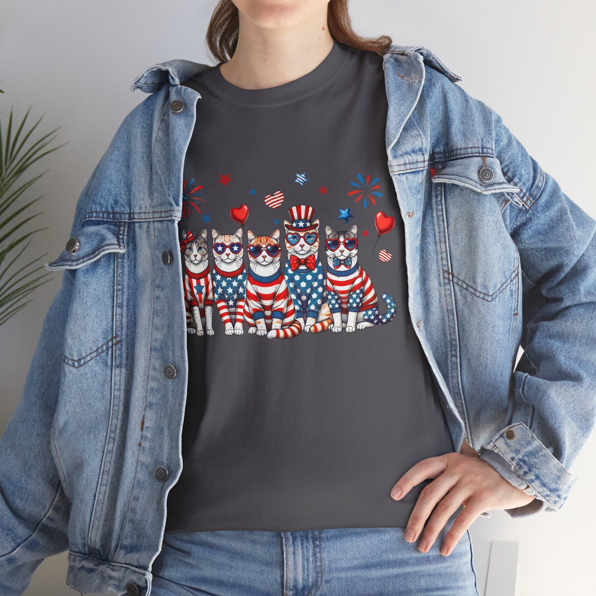 4th of July Patriotic Cat Design