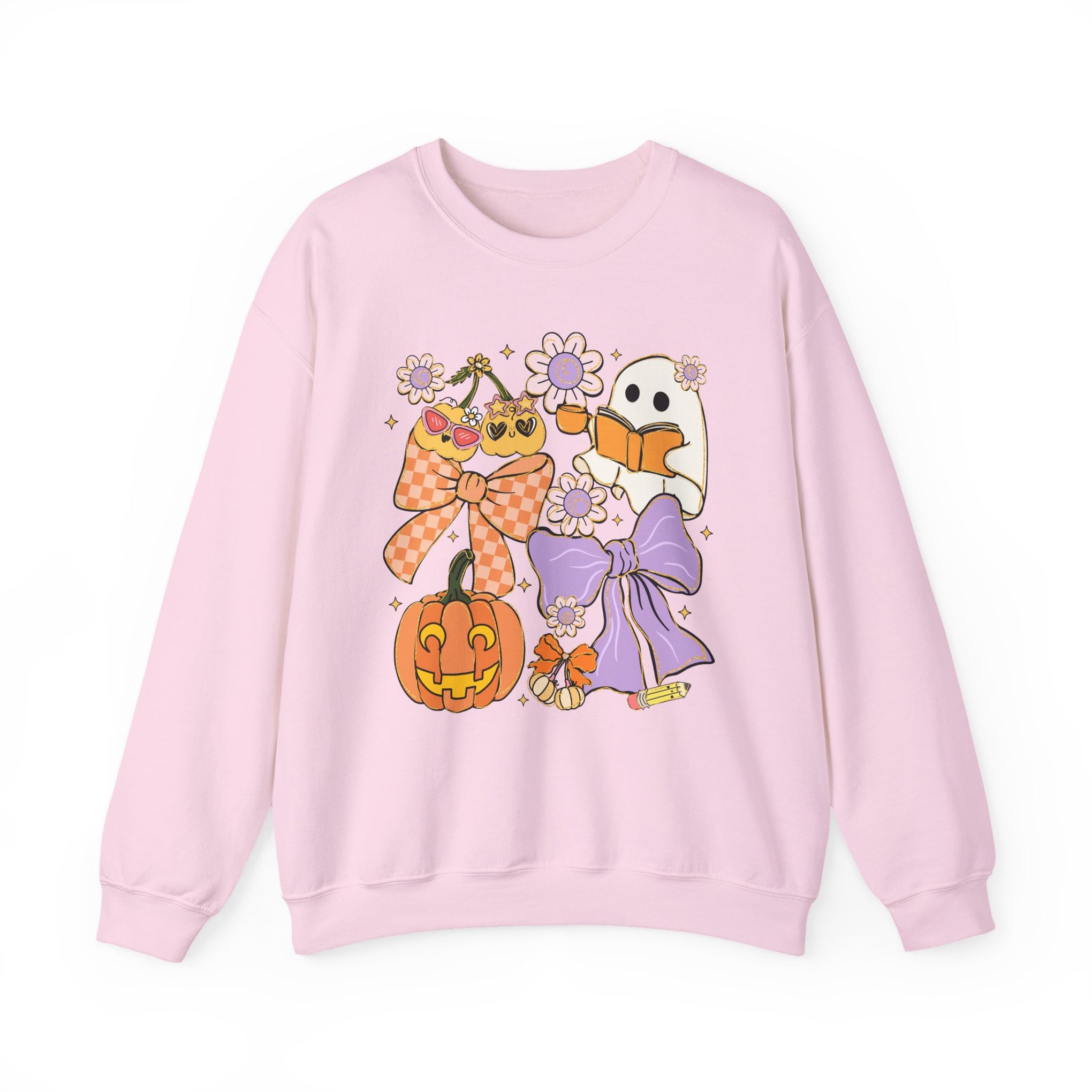 Spooky Teacher Halloween Coquette Sweatshirt - Vintage Style Fall Season Sweatshirt