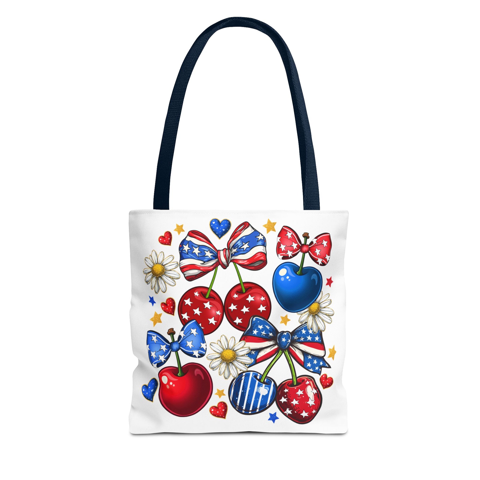 Patriotic Cherry Png, 4th of July Bag