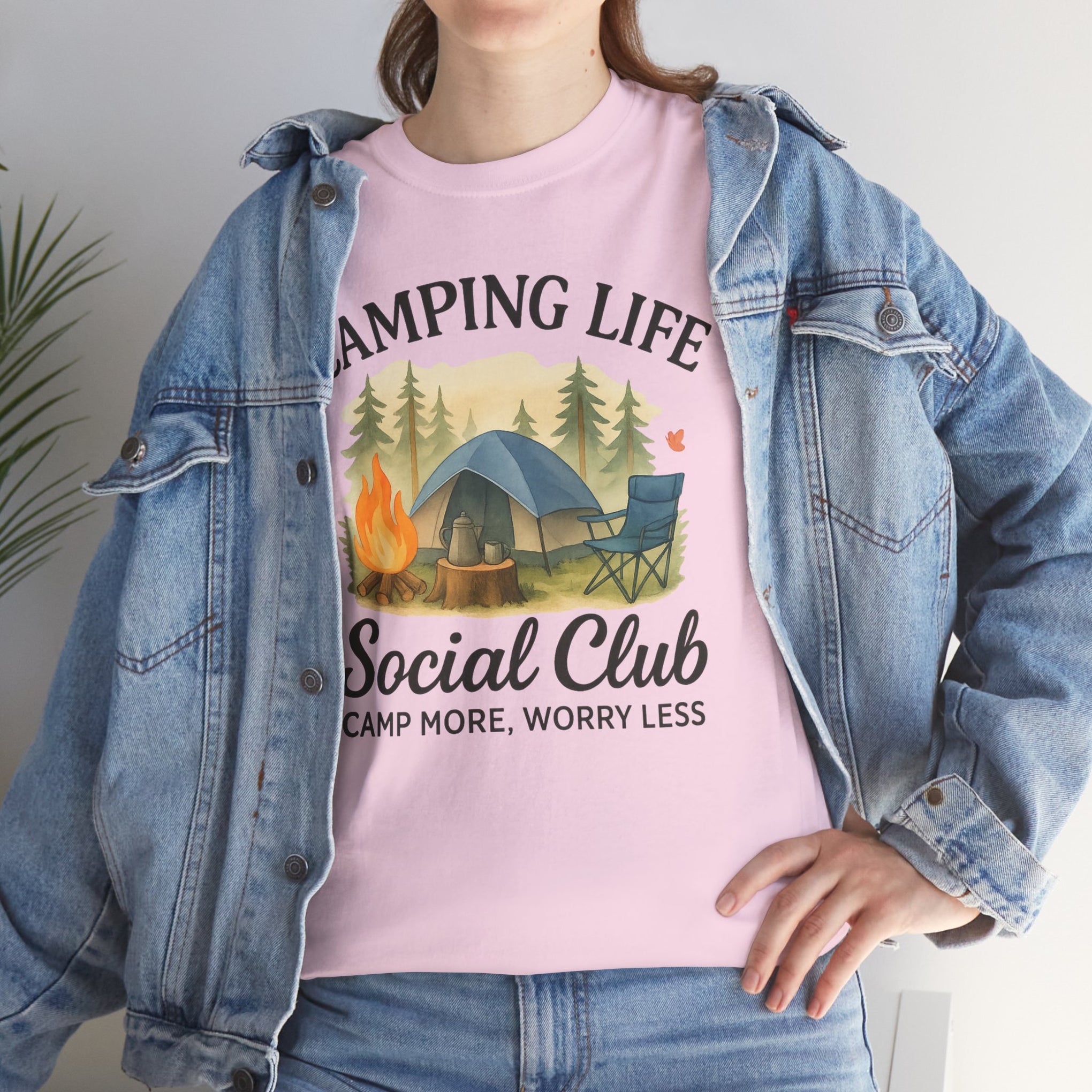 Camping Life Social Club Camp More Worry Less