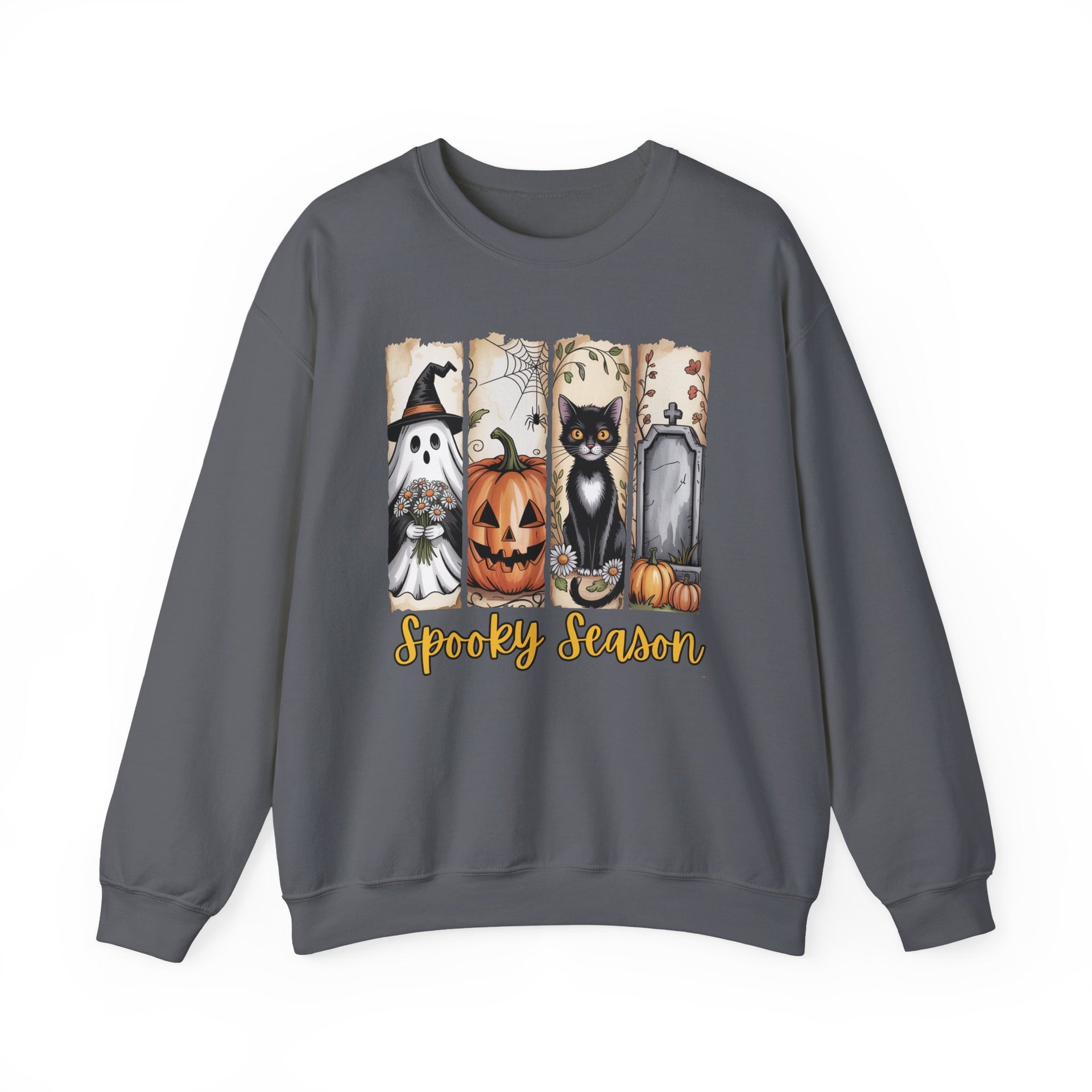 Spooky Season, Brushstroke Halloween, Cozy Sweatshirt, Halloween Sweatshirt