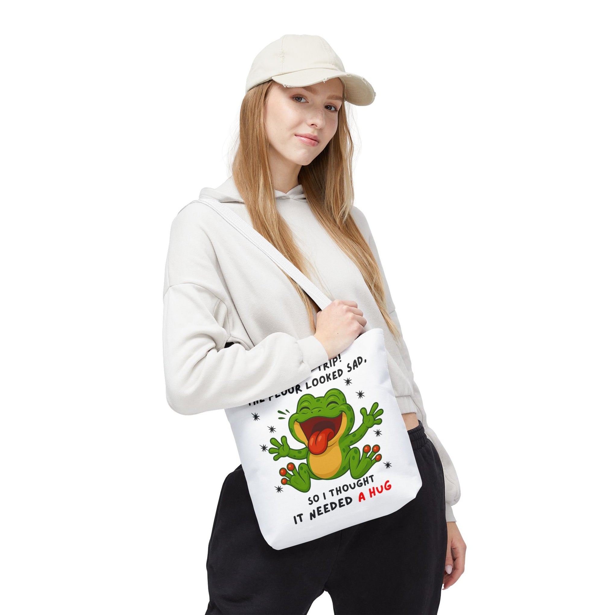 I did not trip the floor looked sad so I thought it needed a hug Summer bag