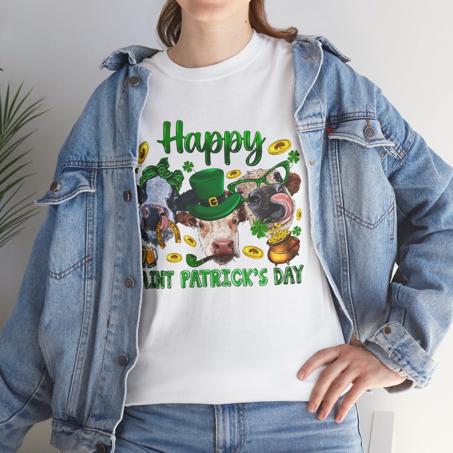 Happy St Patrick's Day Tee Shirt, Holiday Gift, Unisex Cotton Shirt, Movie Lovers Apparel, Cozy Family Tee