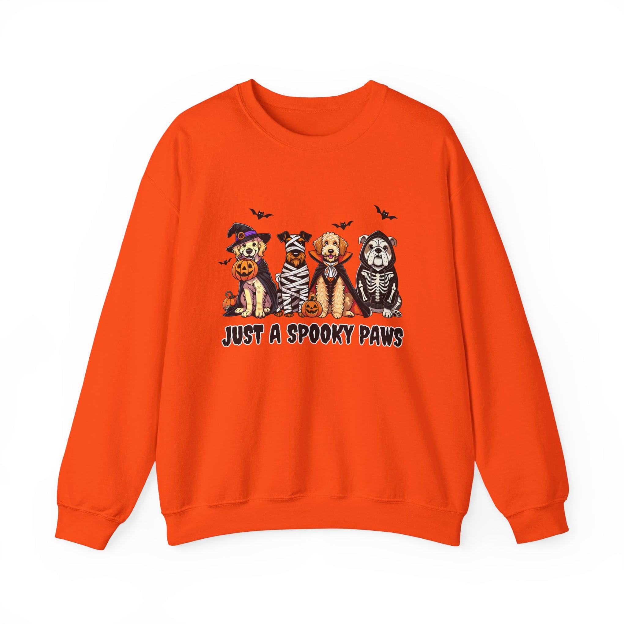 Just a Spooky Paw | Funny Halloween Dog Sweatshirt, Halloween Sweatshirt