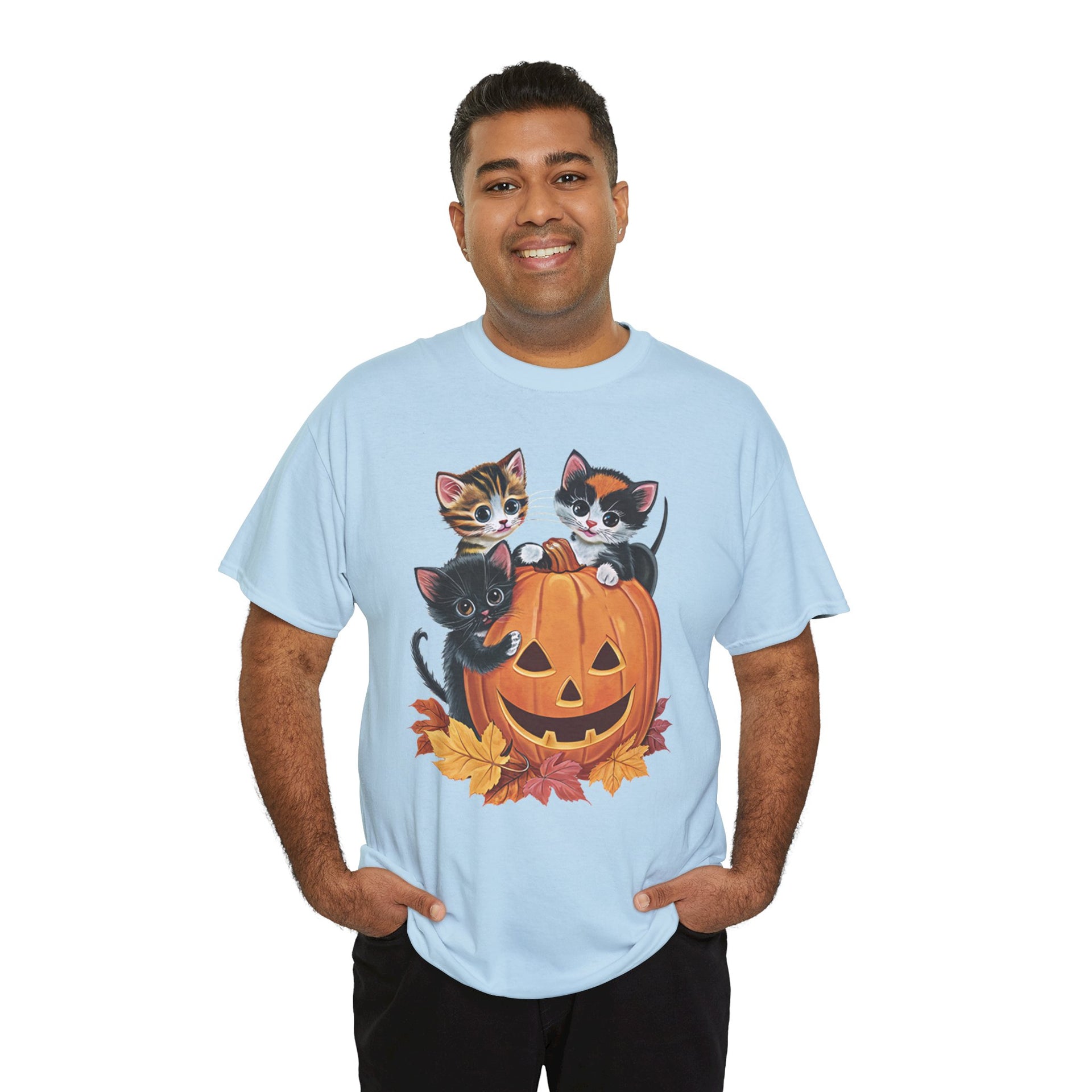 Cute Kittens Halloween Pumpkin, Halloween Shirt