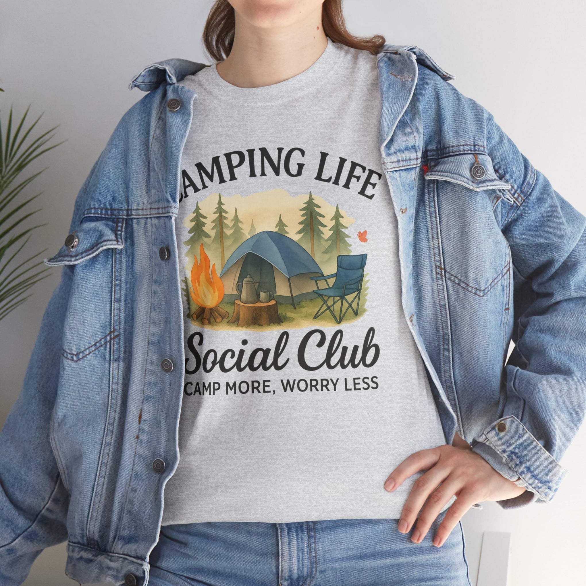 Camping Life Social Club Camp More Worry Less