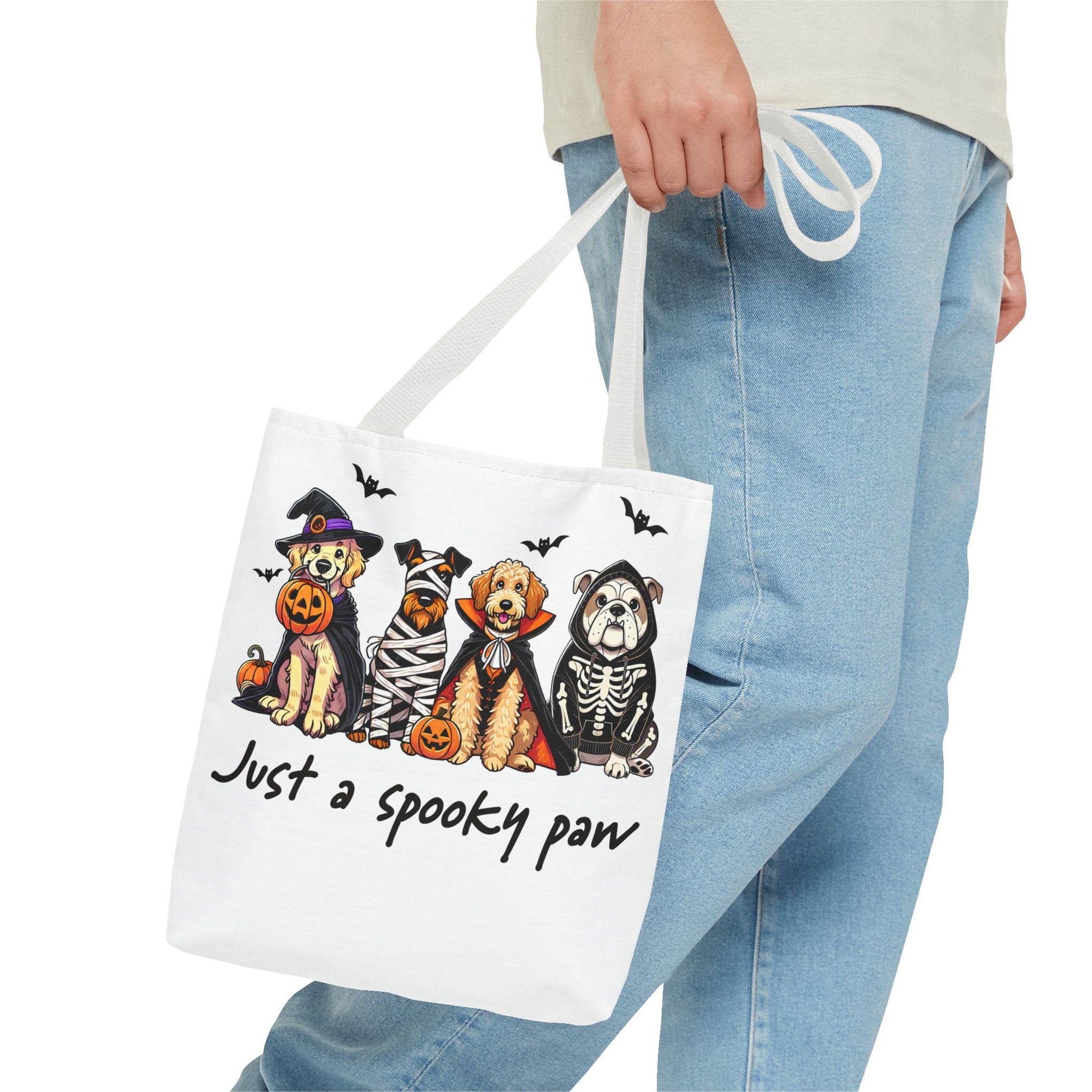 Halloween Dog Just a Spooky Paw Bag