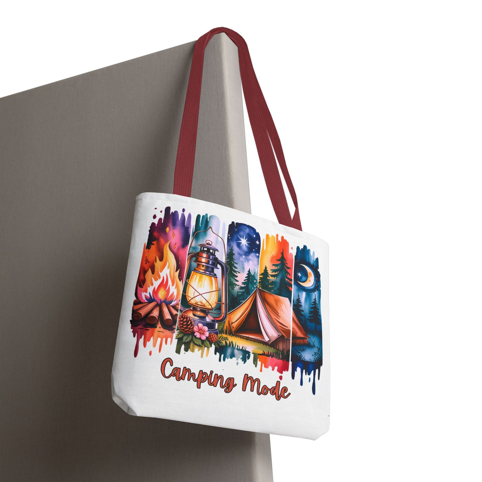 Camping Mode brush stroke Tote Bag