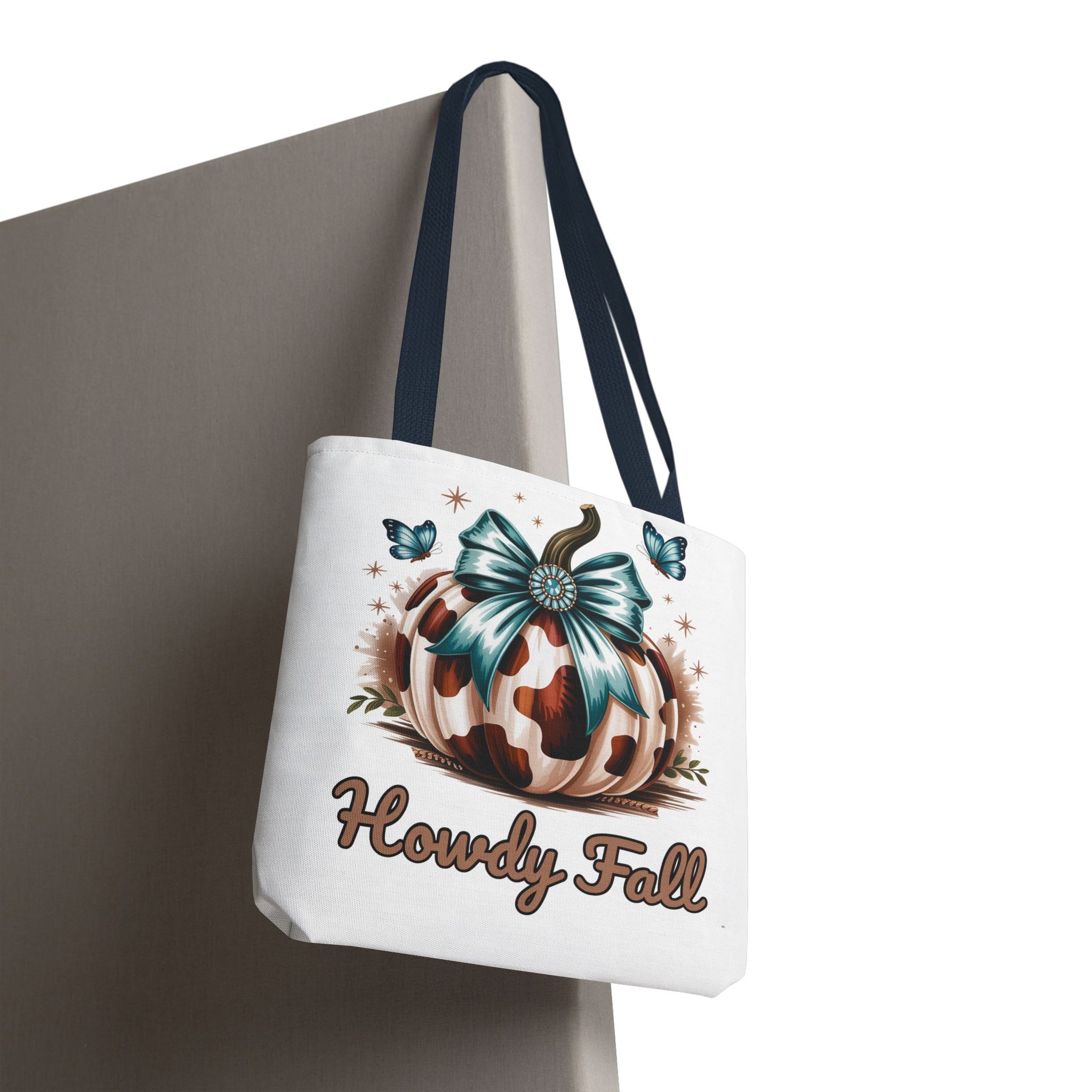 Howdy Fall Western Pumpkin Cowhide Bag