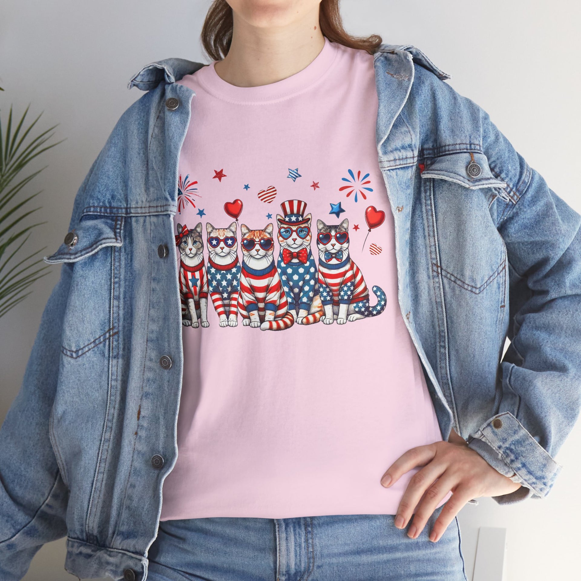 4th of July Patriotic Cat Design
