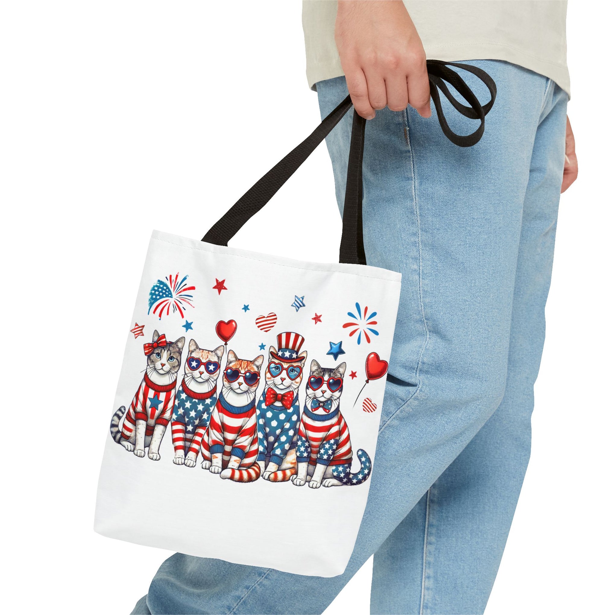 4th of July Patriotic Cat Bag