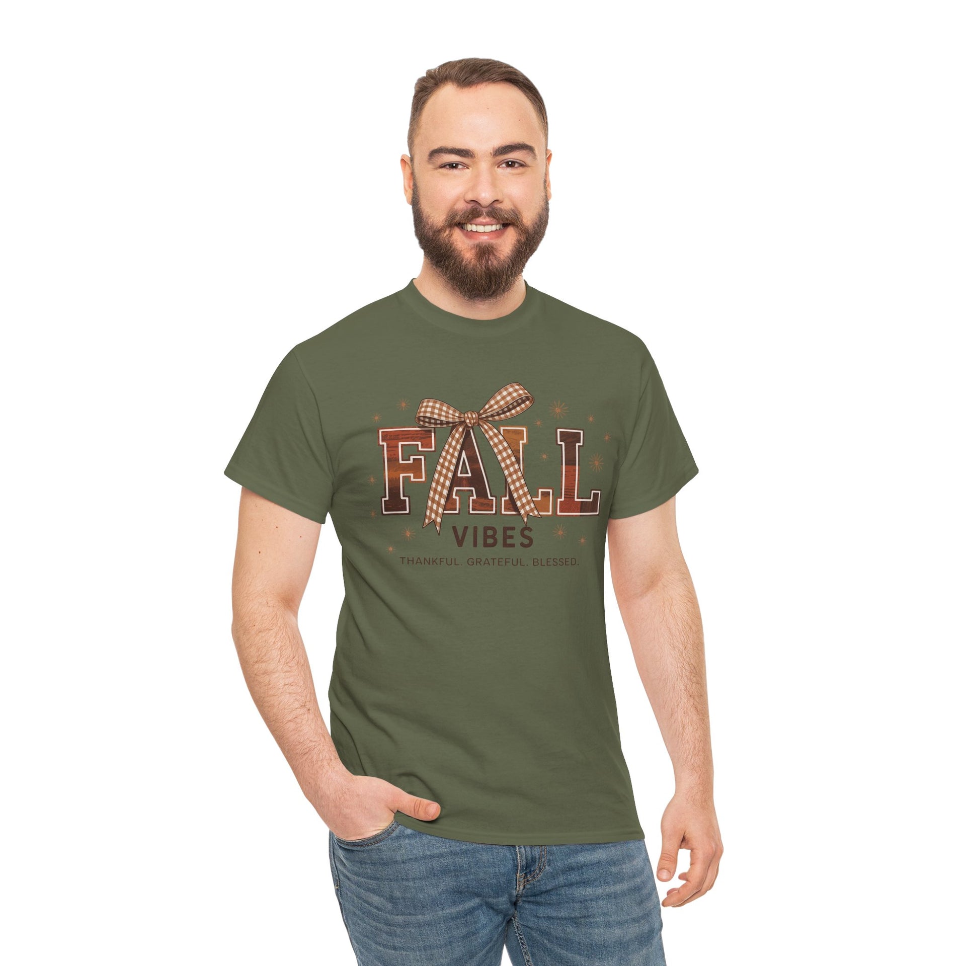 Fall Vibes, Thankful - Grateful - Blessed, Fall T-Shirt, Fall, Autumn Shirt, Halloween Shirt