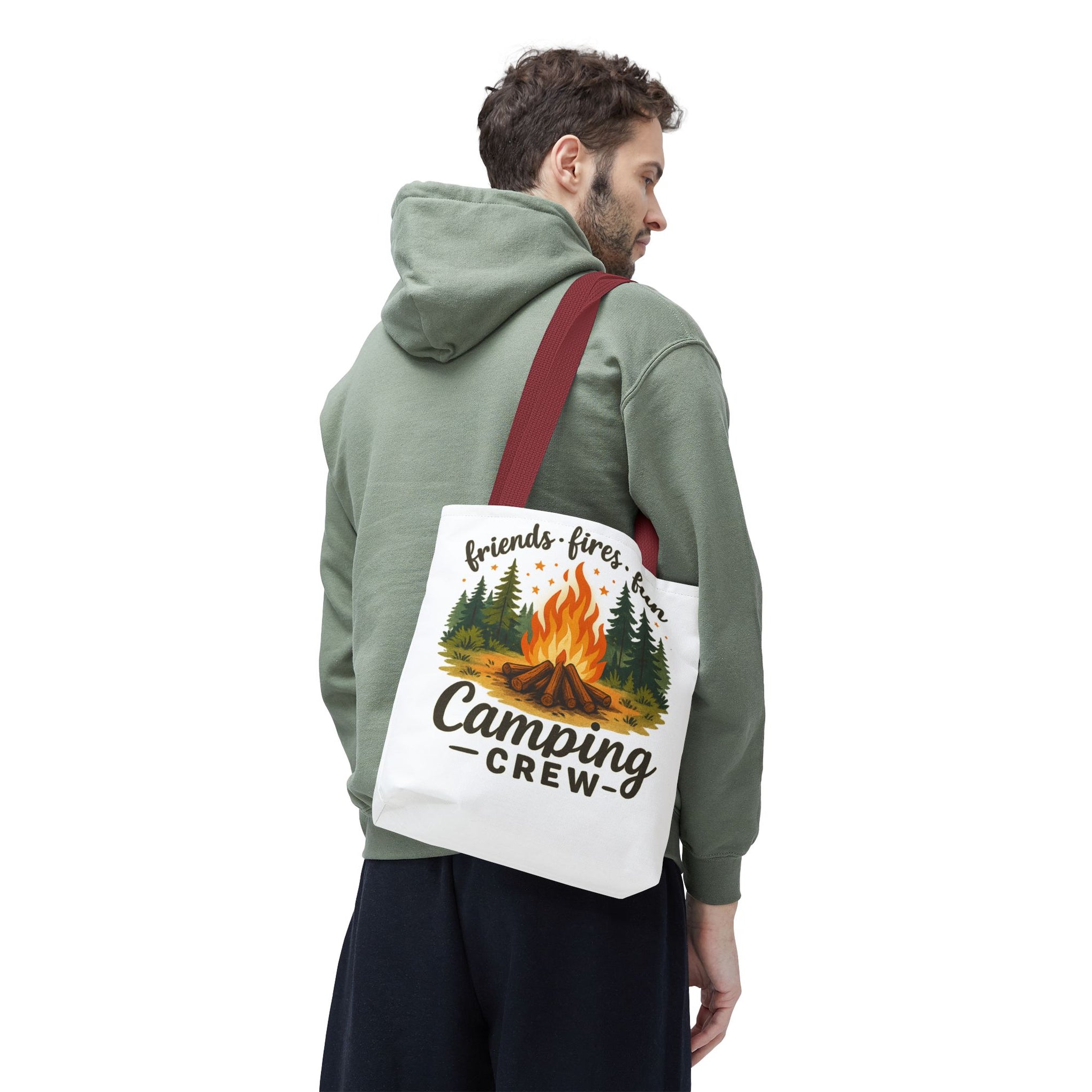 Friends Fire Fun Camping Crew Bag