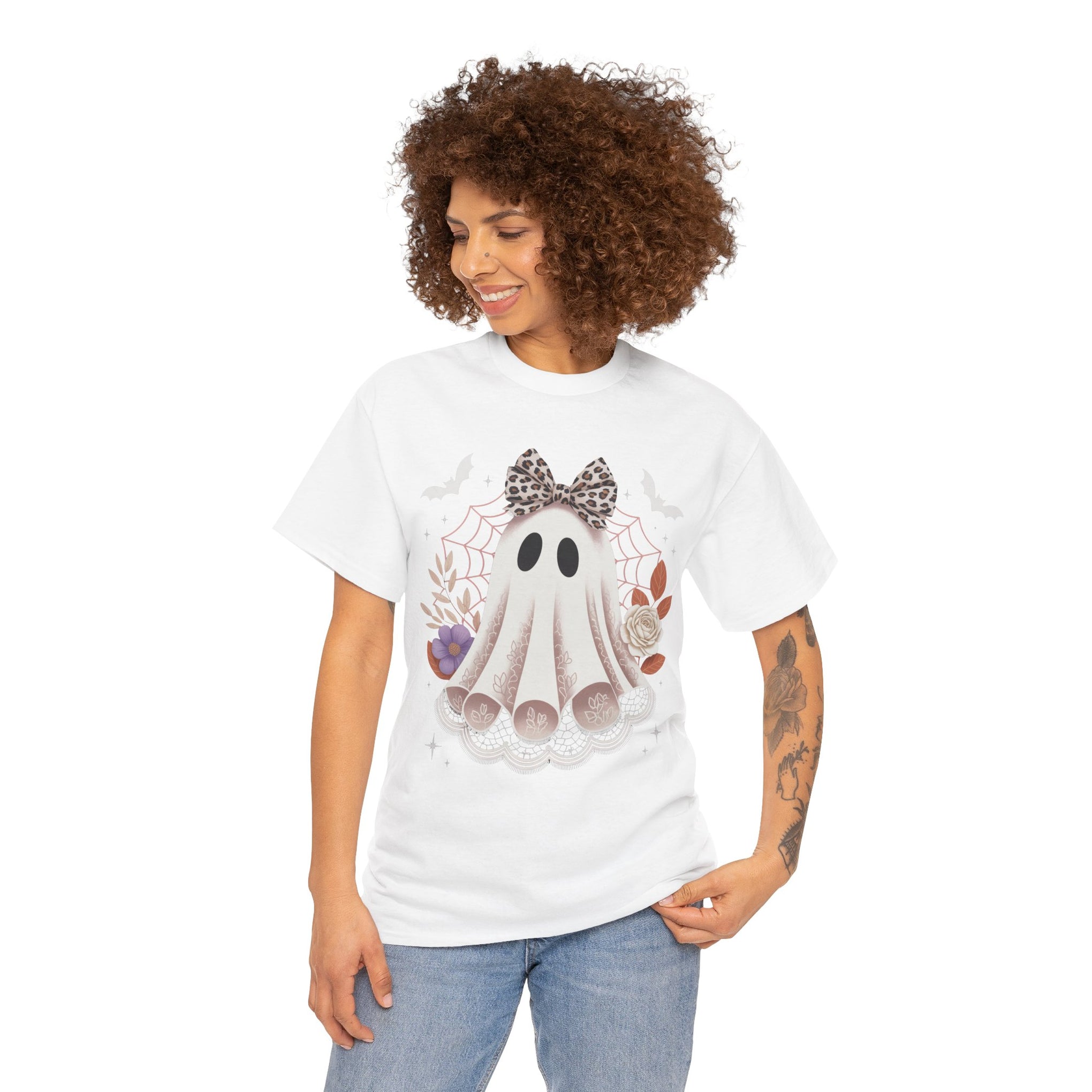 Spooky Season, Coquette Ghost Shirt, Halloween, Halloween Shirt