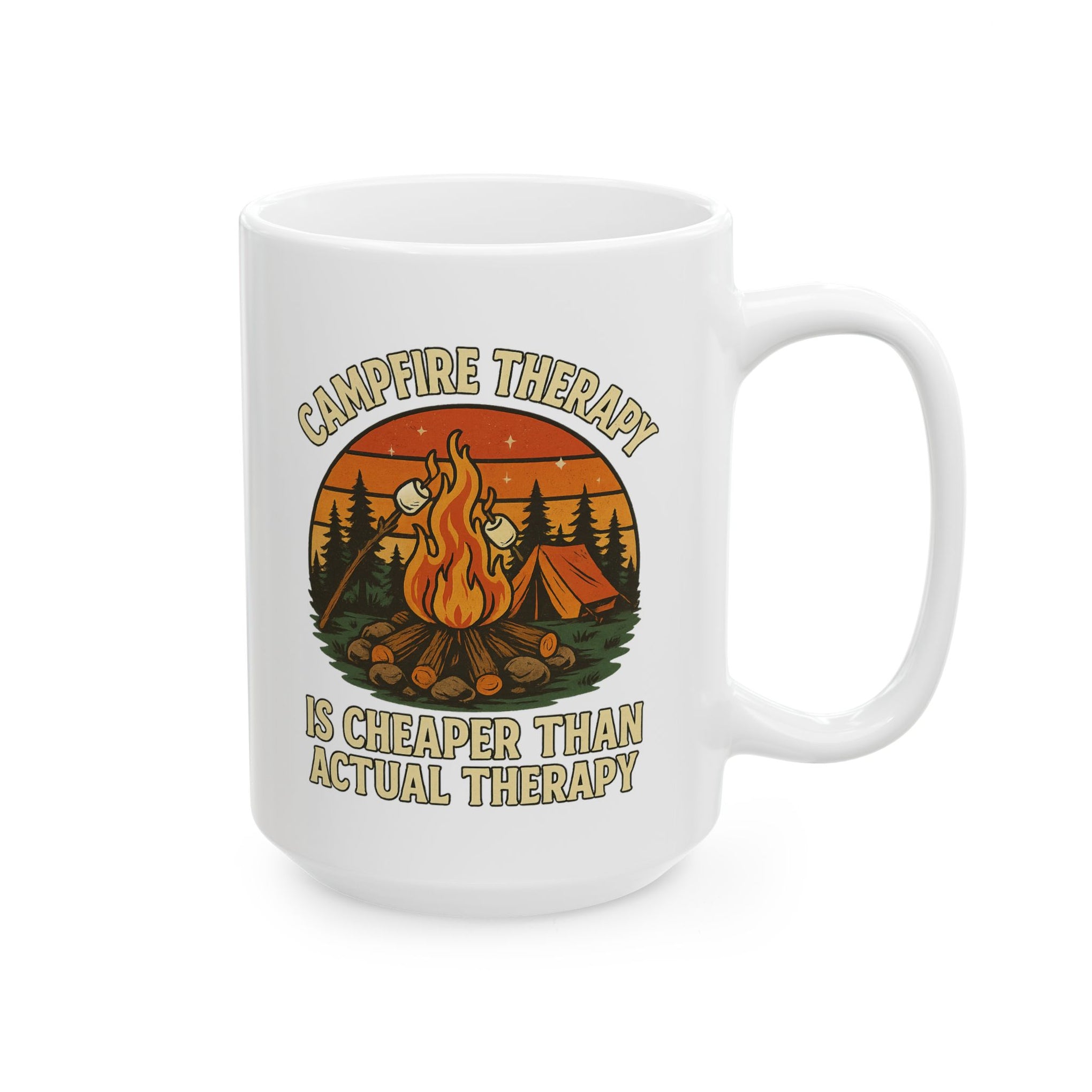 Campfire Therapy Mug