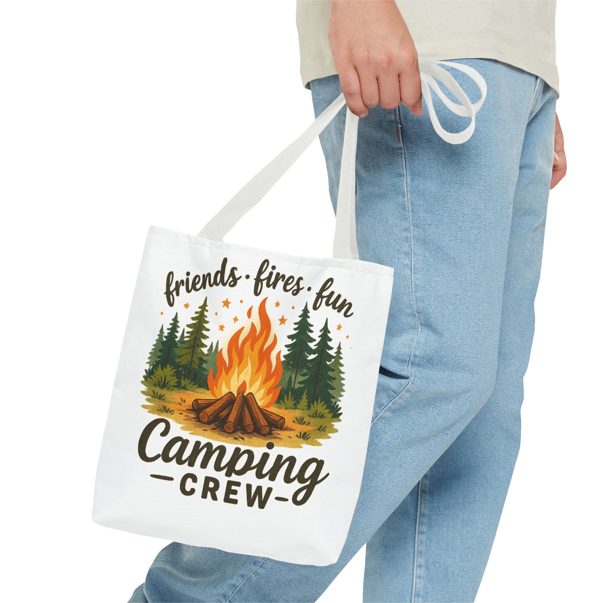 Friends Fire Fun Camping Crew Bag